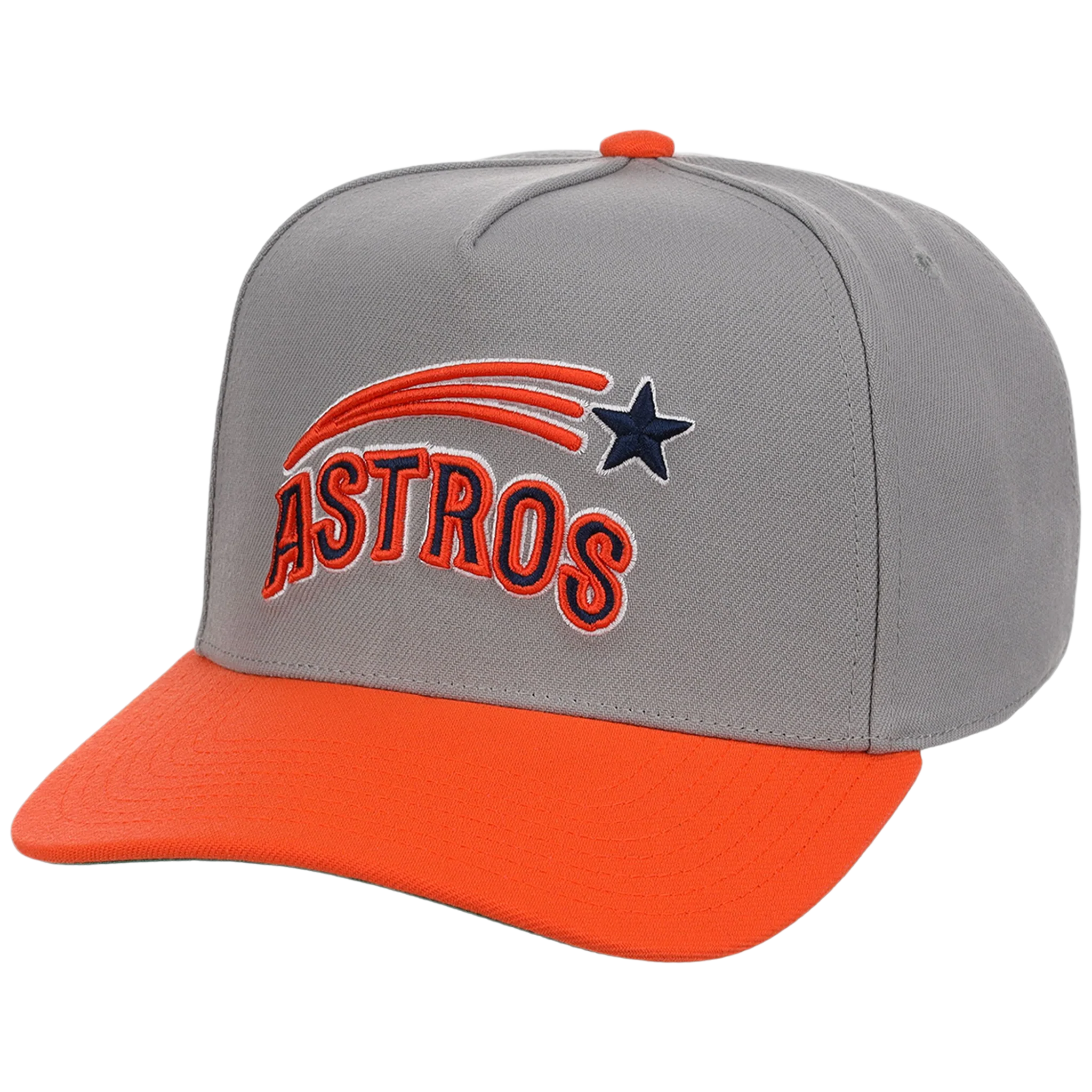 Houston Astros Mitchell & Ness MLB 'Era Flip' Heritage Series Pro Pinch - Grey/Orange - Image 4