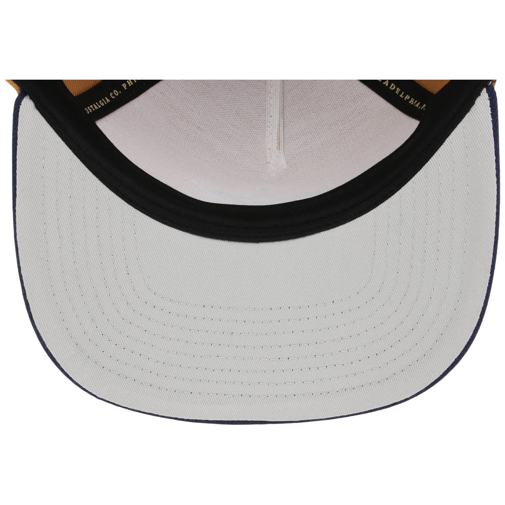 Houston Astros Mitchell & Ness MLB 'Era Flip' Heritage Series Pro Pinch - Tan/Navy - Image 2