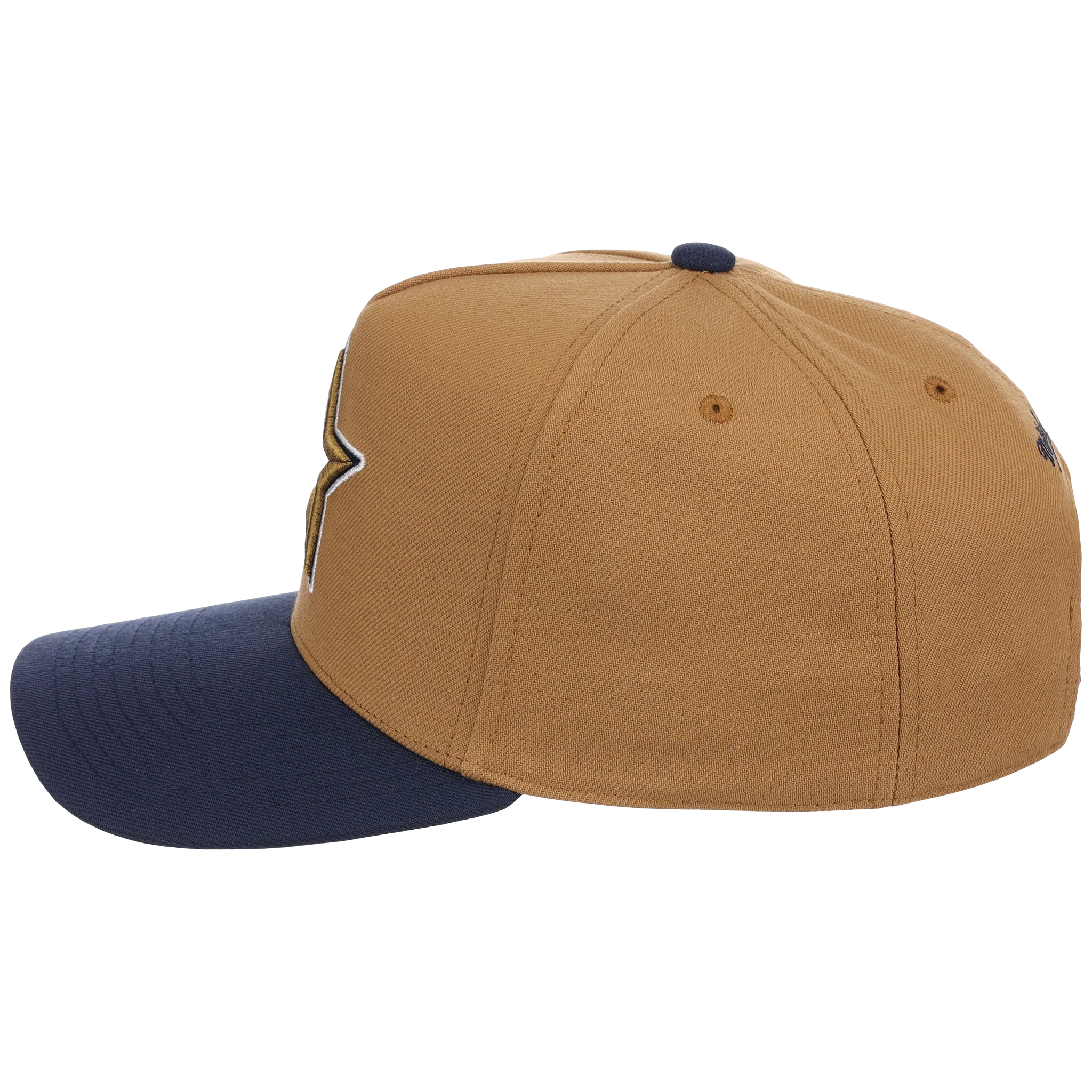 Houston Astros Mitchell & Ness MLB 'Era Flip' Heritage Series Pro Pinch - Tan/Navy - Image 6