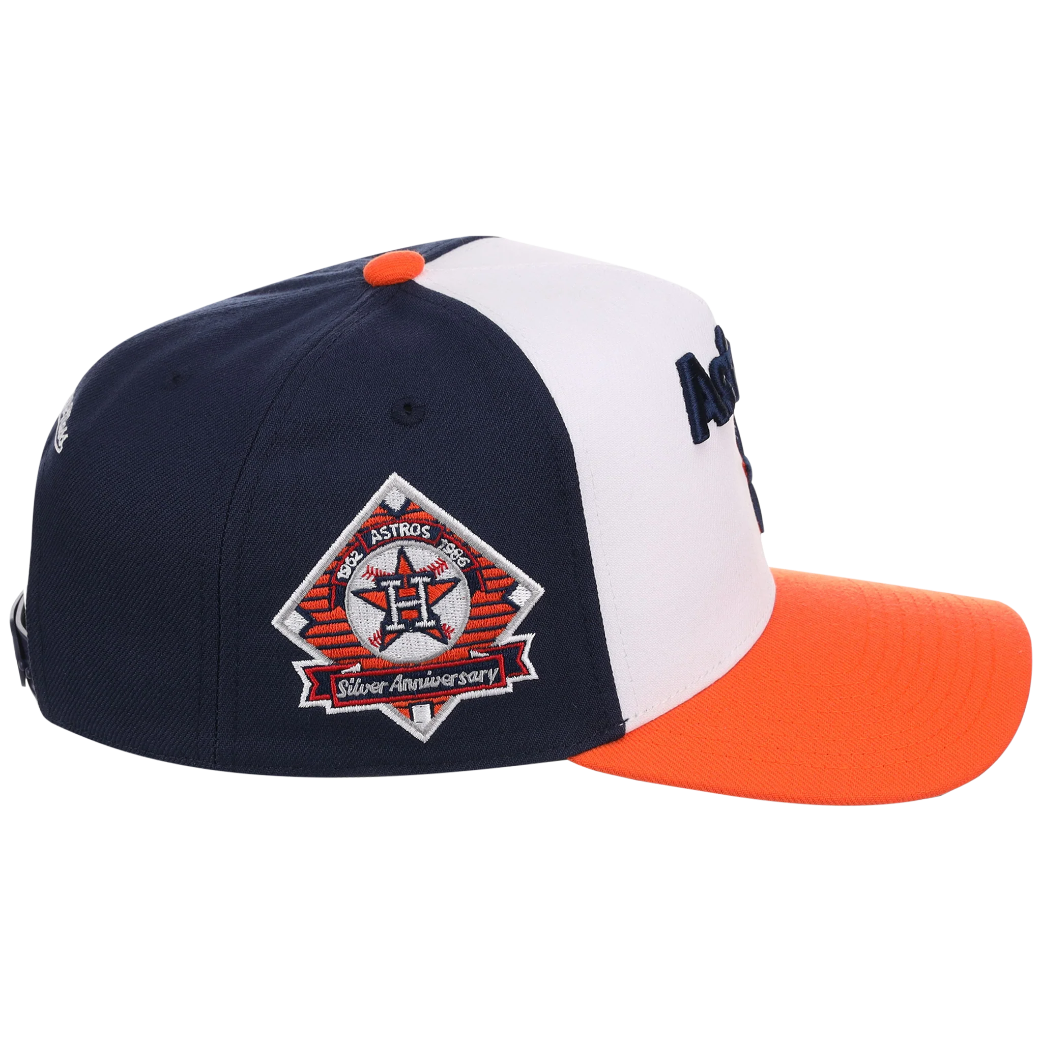 Houston Astros Mitchell & Ness MLB 'Era Flip' Heritage Series Pro Pinch - White/Orange - Image 3