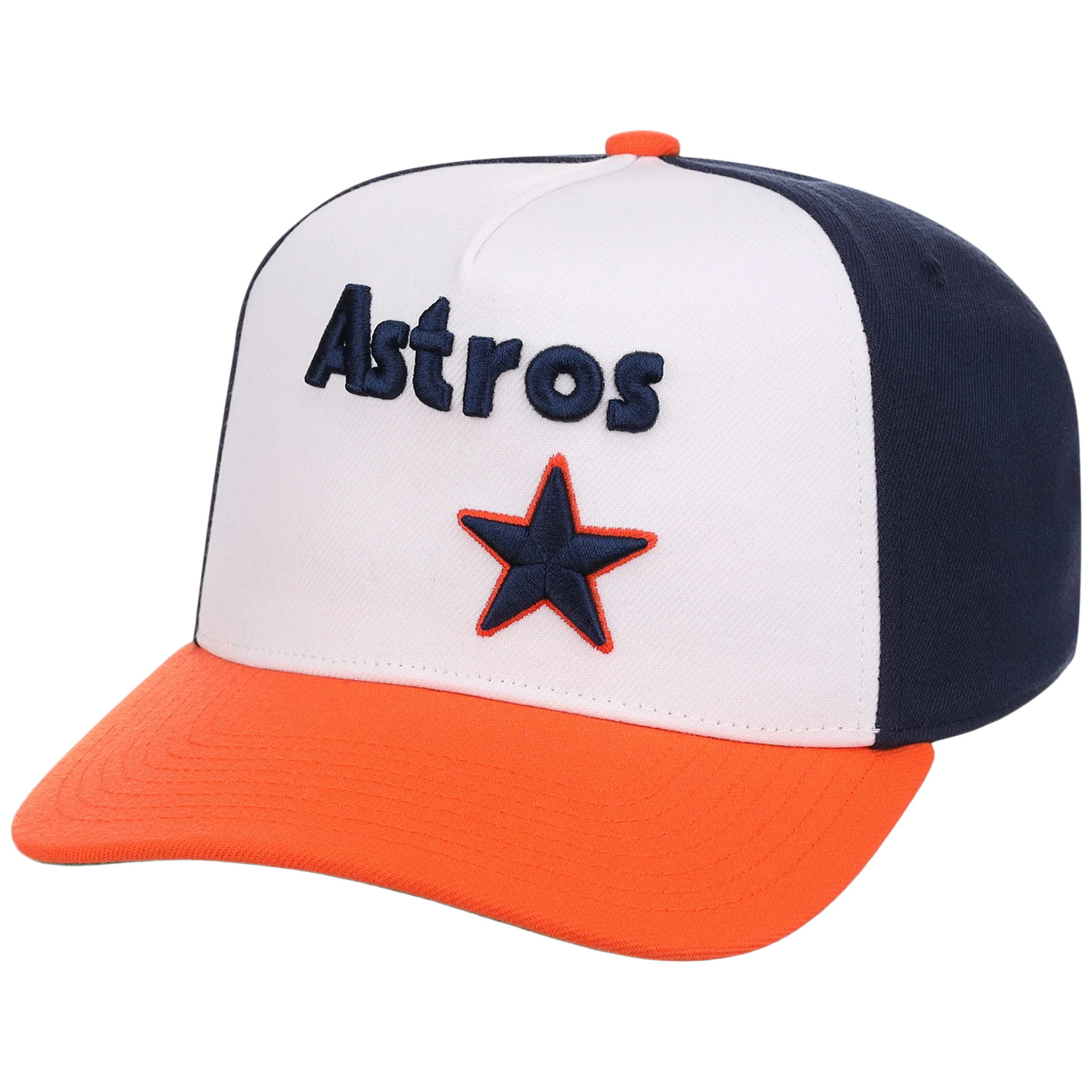Houston Astros Mitchell & Ness MLB 'Era Flip' Heritage Series Pro Pinch - White/Orange - Image 4