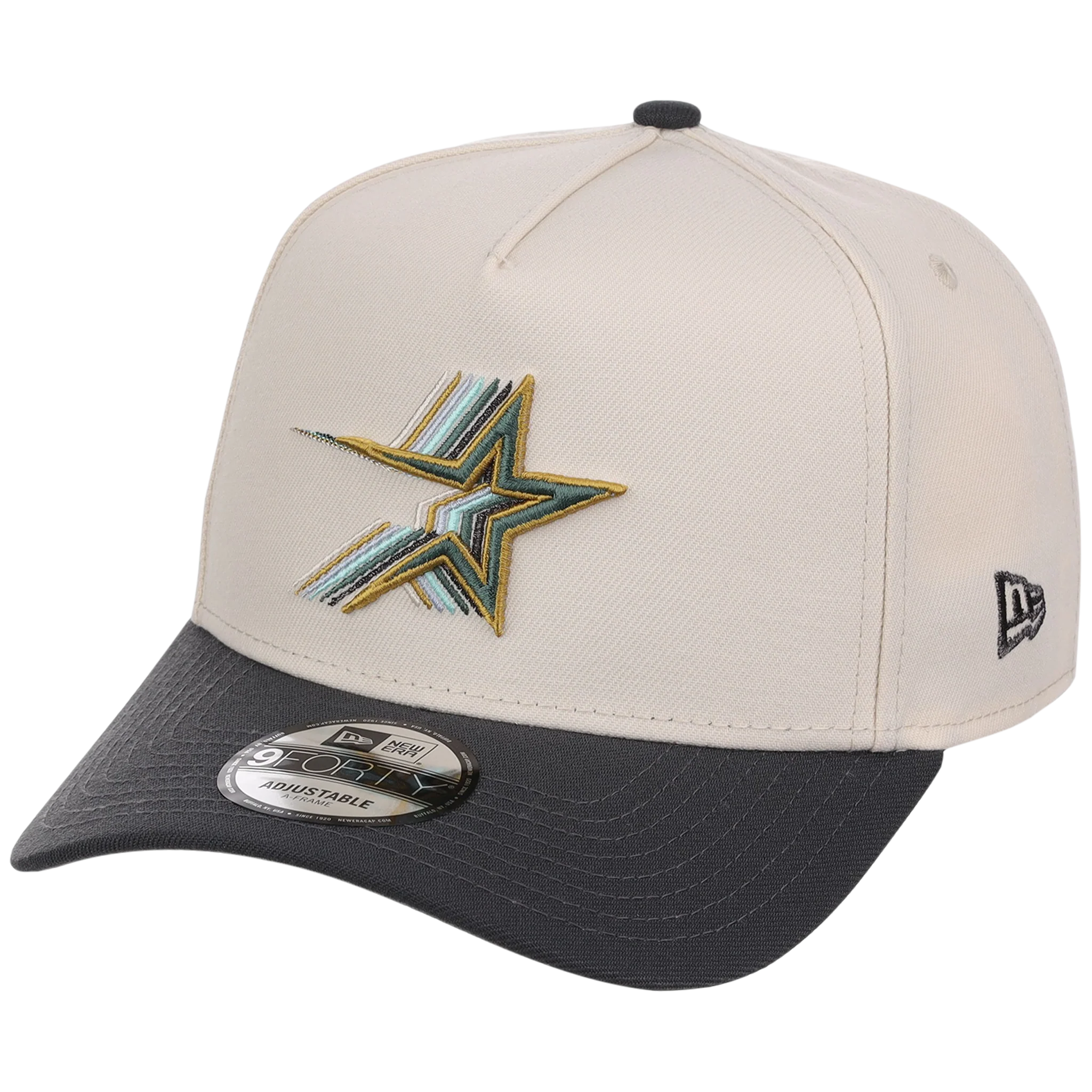 Houston Astros MLB Cream Clouds New Era 9FORTY - Image 4