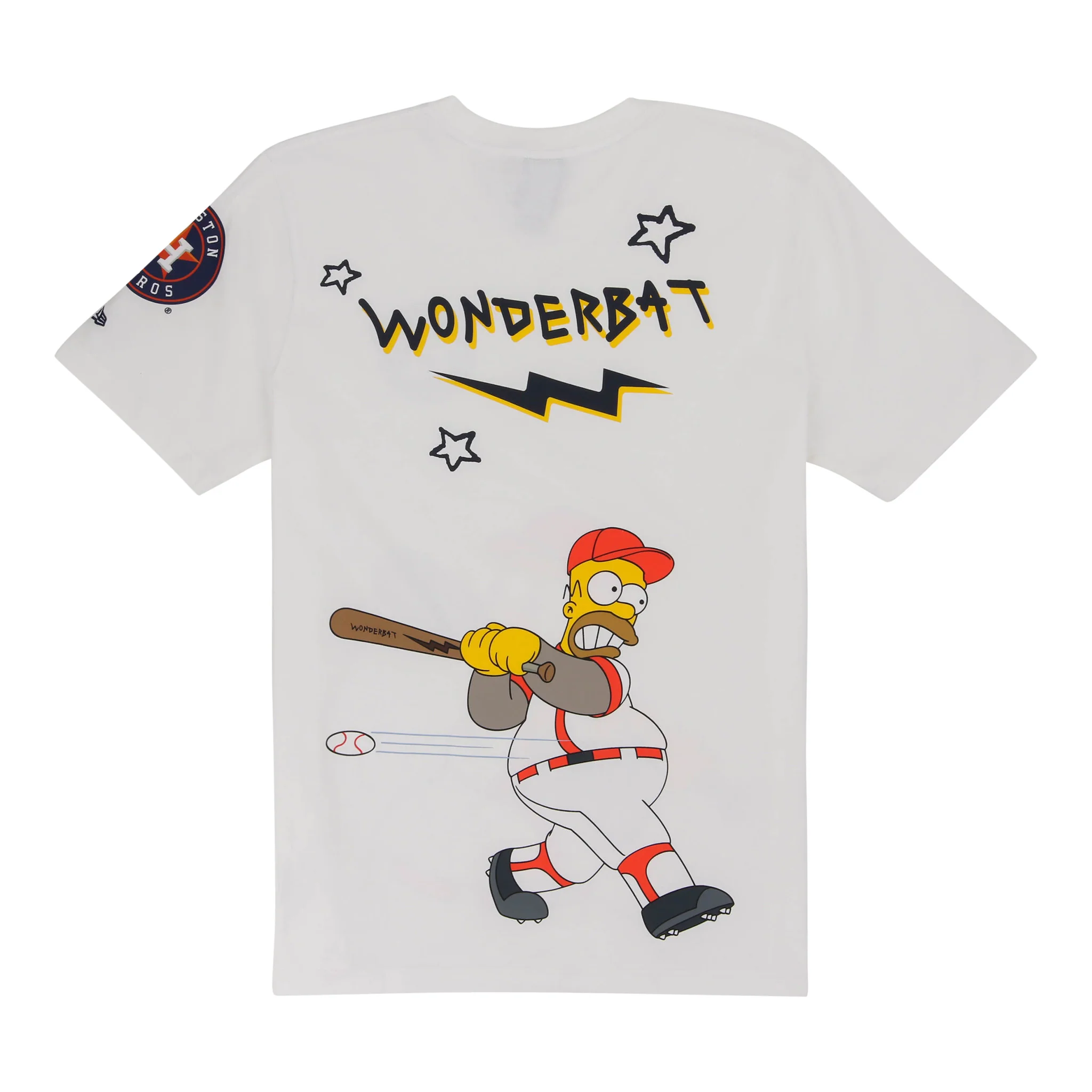 Houston Astros MLB Simpsons 'Wonderbat' New Era T-Shirt - Image 2