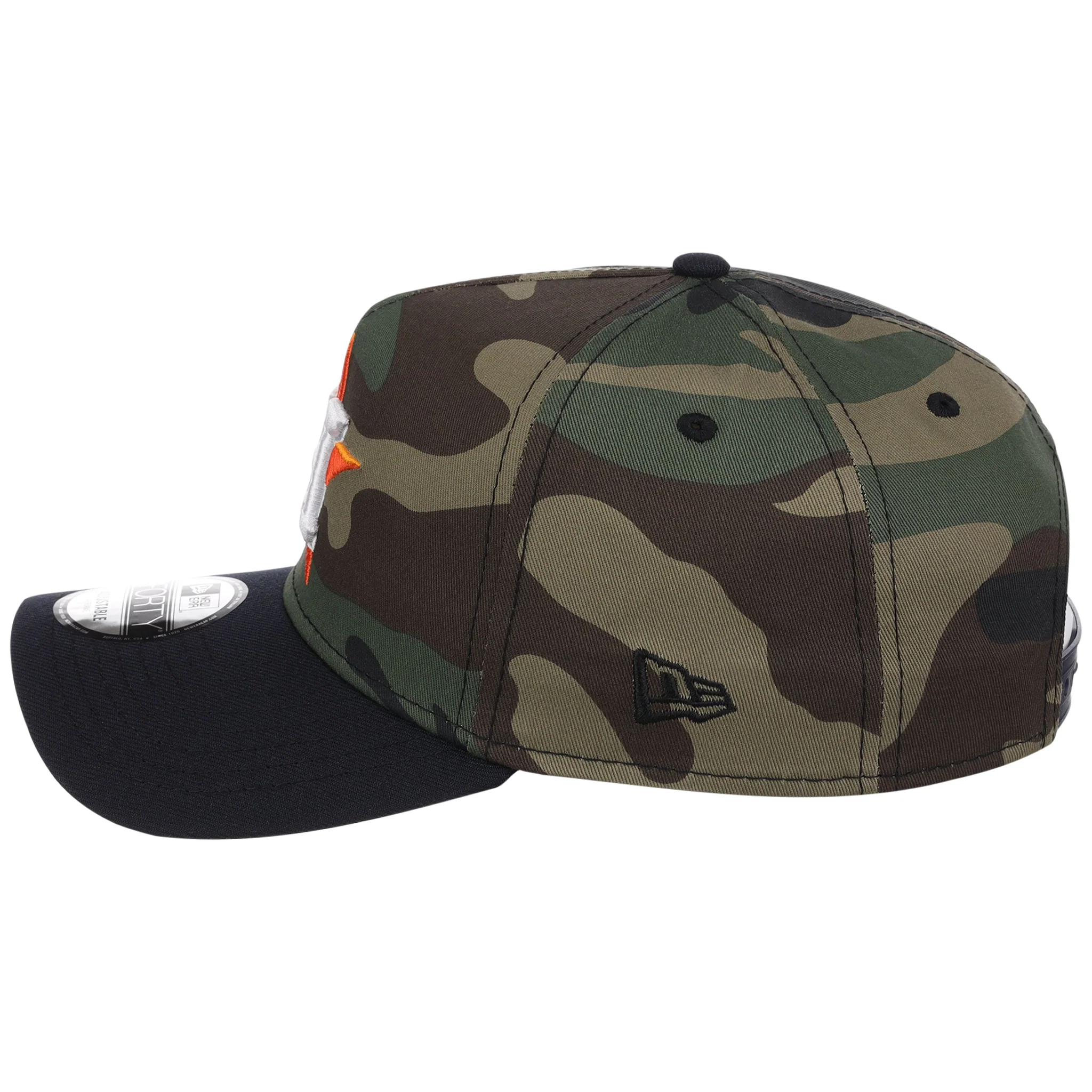 Houston Astros MLB Woodland Contrast New Era 9FORTY - Image 6