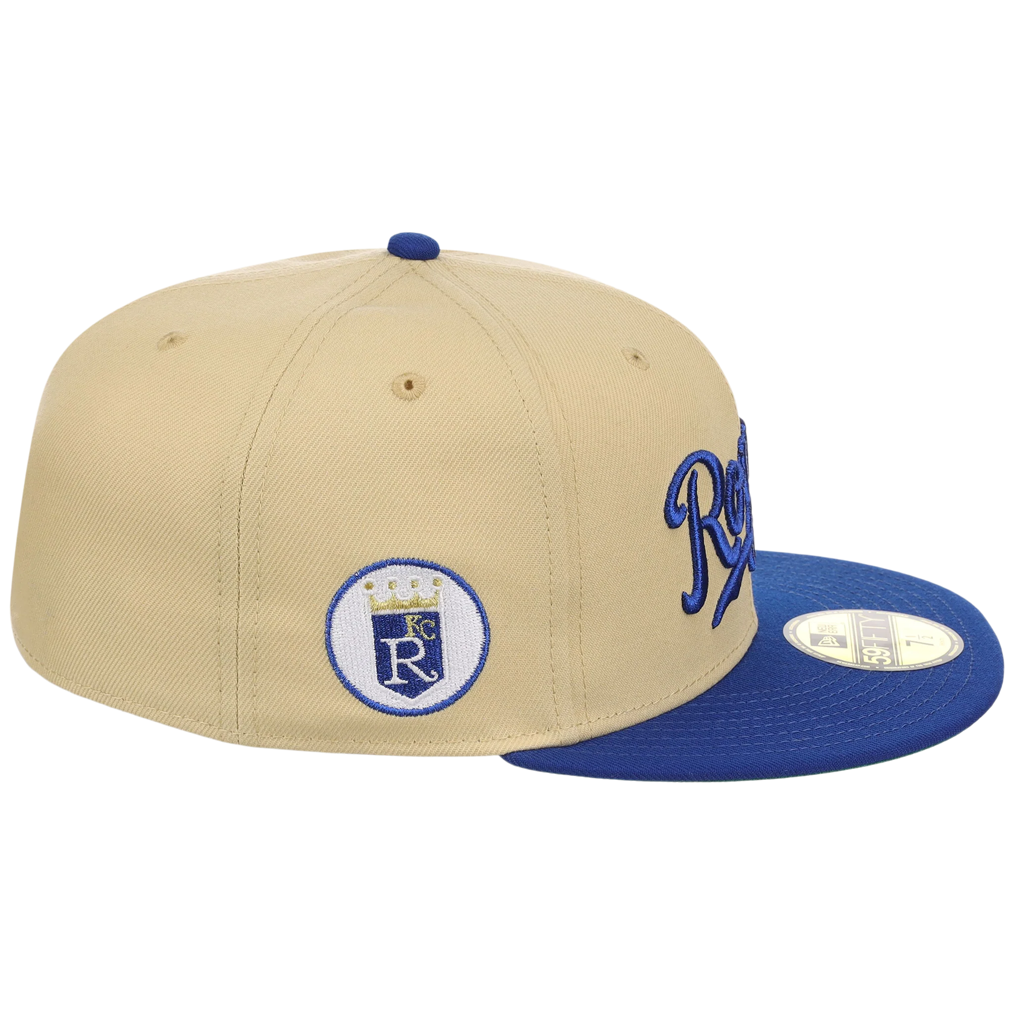 Kansas City Royals 8-bit Terror New Era 59FIFTY - Gold/Light Royal - Image 3