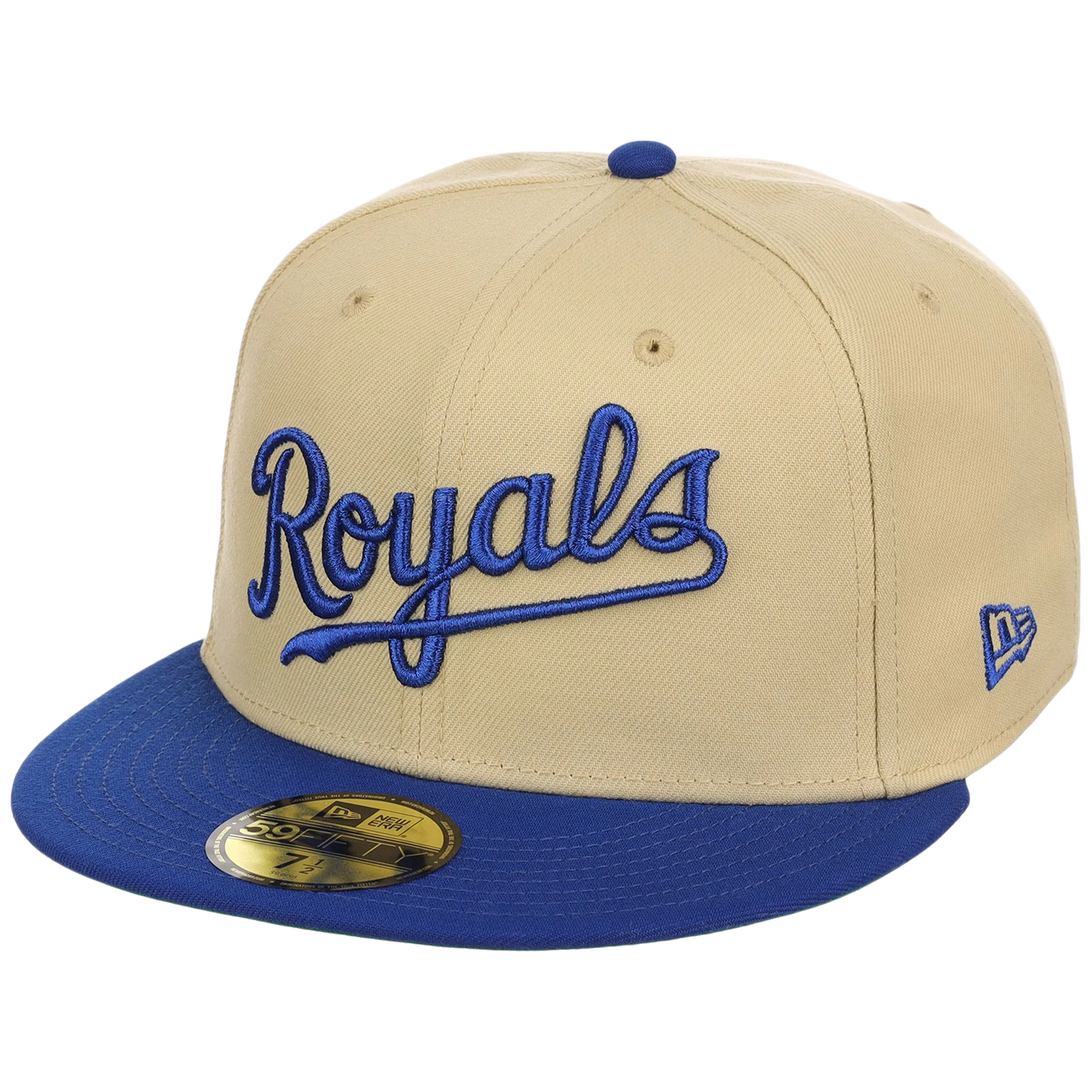 Kansas City Royals 8-bit Terror New Era 59FIFTY - Gold/Light Royal - Image 4