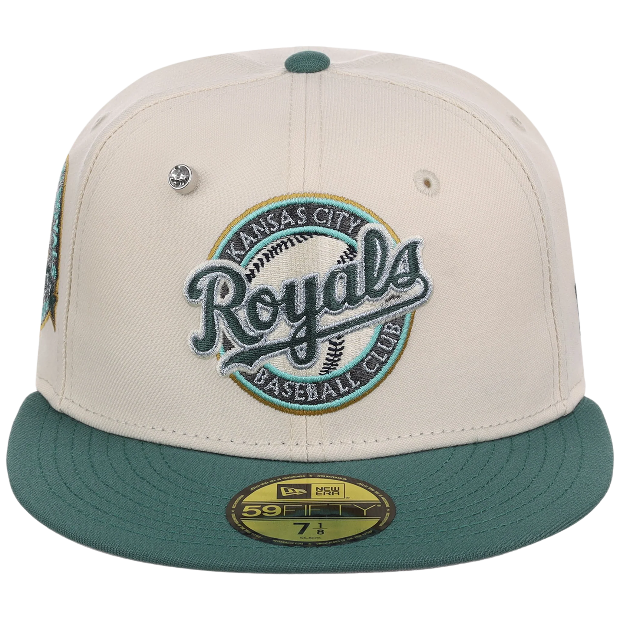 Kansas City Royals MLB Cream Lichen New Era 59FIFTY - Image 5