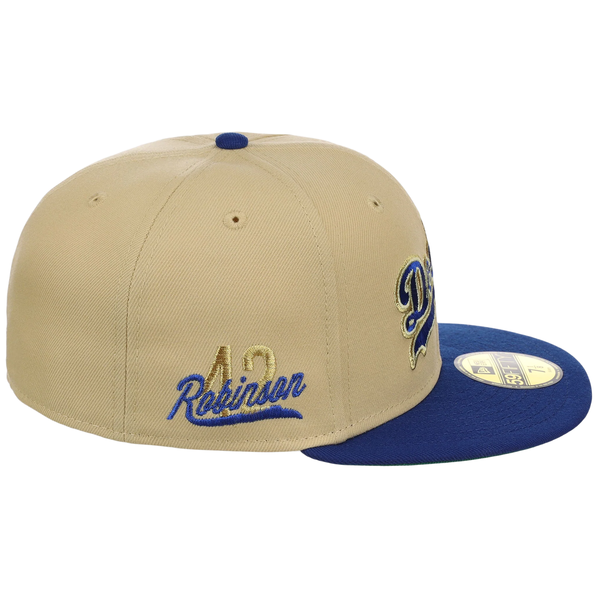 Los Angeles Dodgers 42 Legacy Pack New Era 59FIFTY - Vegas Gold/Royal - Image 3