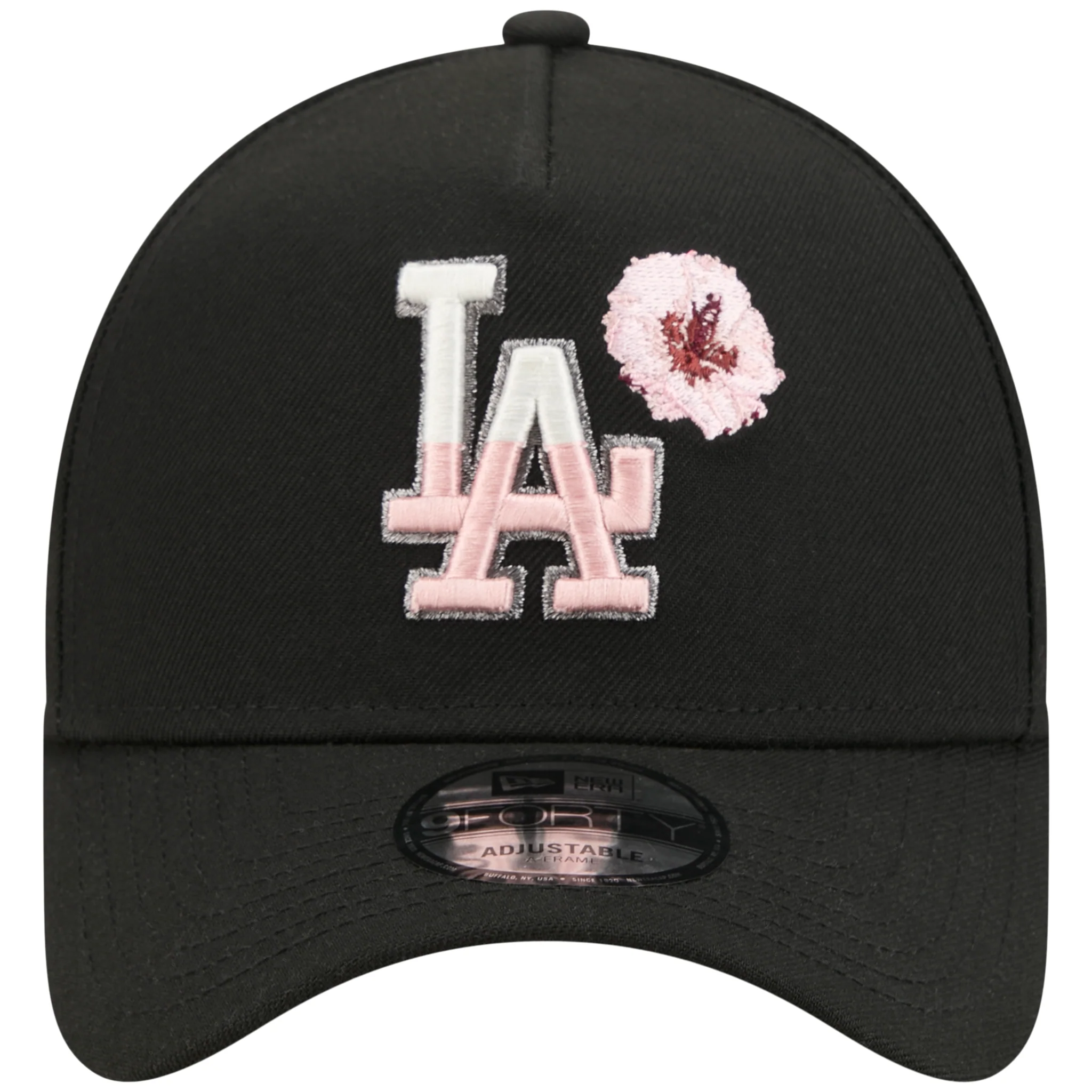 Los Angeles Dodgers Los Angeles Crown the City - Blossom - Black/Black New Era 9FORTY - Image 5