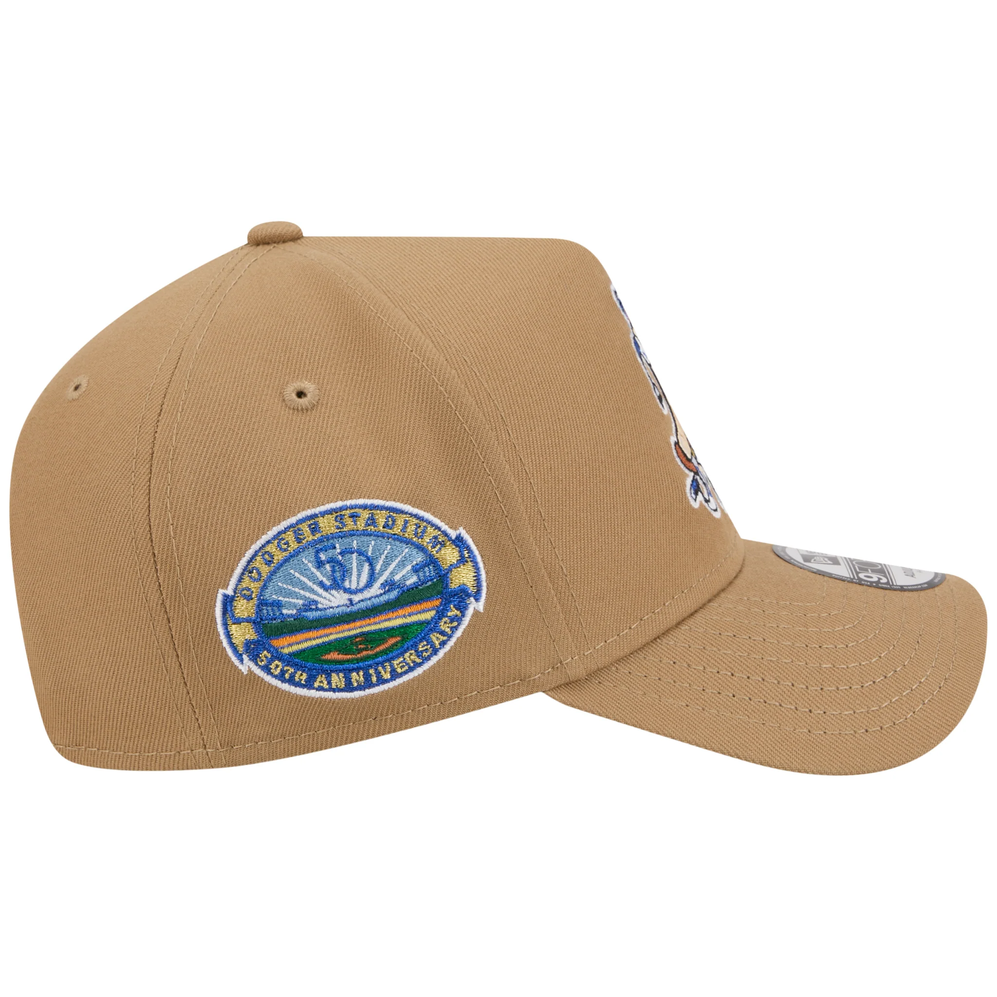 Los Angeles Dodgers Los Angeles Crown the City - Hot Dog - Khaki/Royal New Era 9FORTY - Image 3