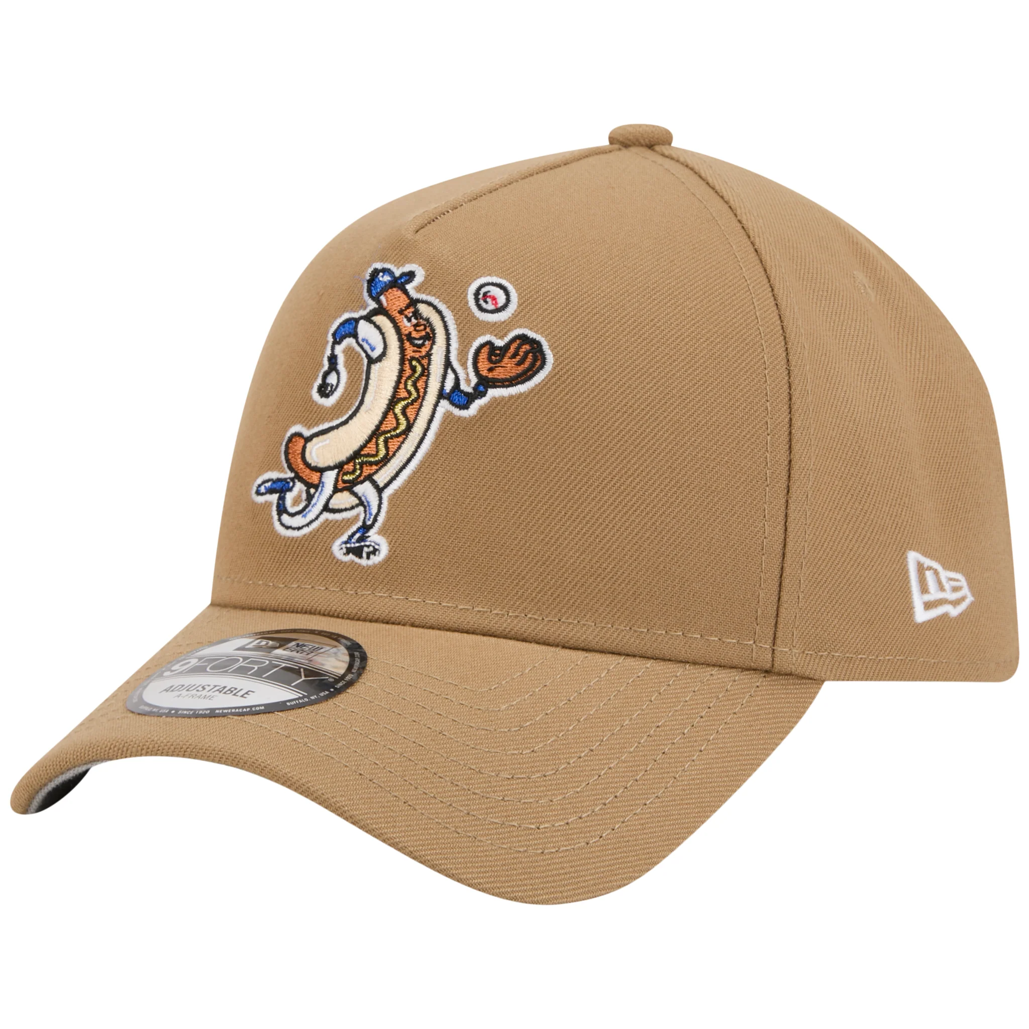 Los Angeles Dodgers Los Angeles Crown the City - Hot Dog - Khaki/Royal New Era 9FORTY - Image 4