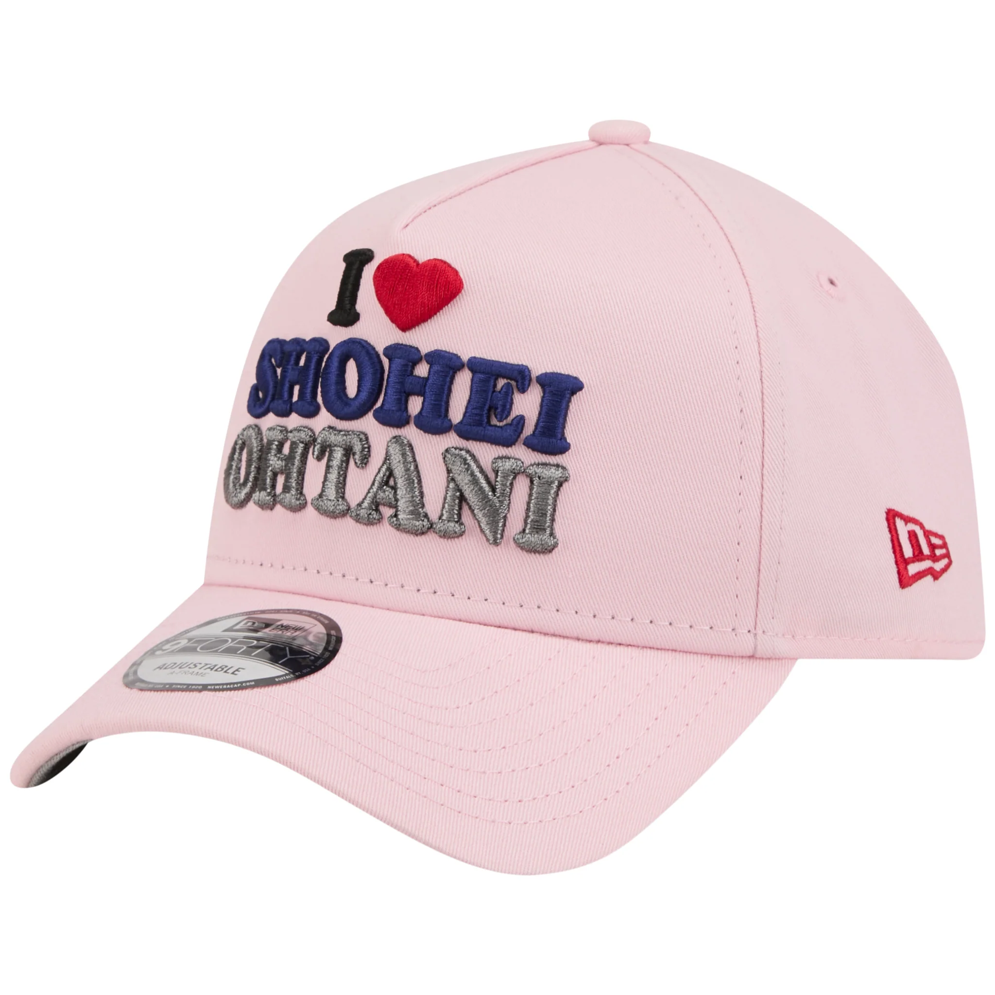 Los Angeles Dodgers Los Angeles Crown the City - I Love Shohei - Pink/Pink New Era 9FORTY - Image 4