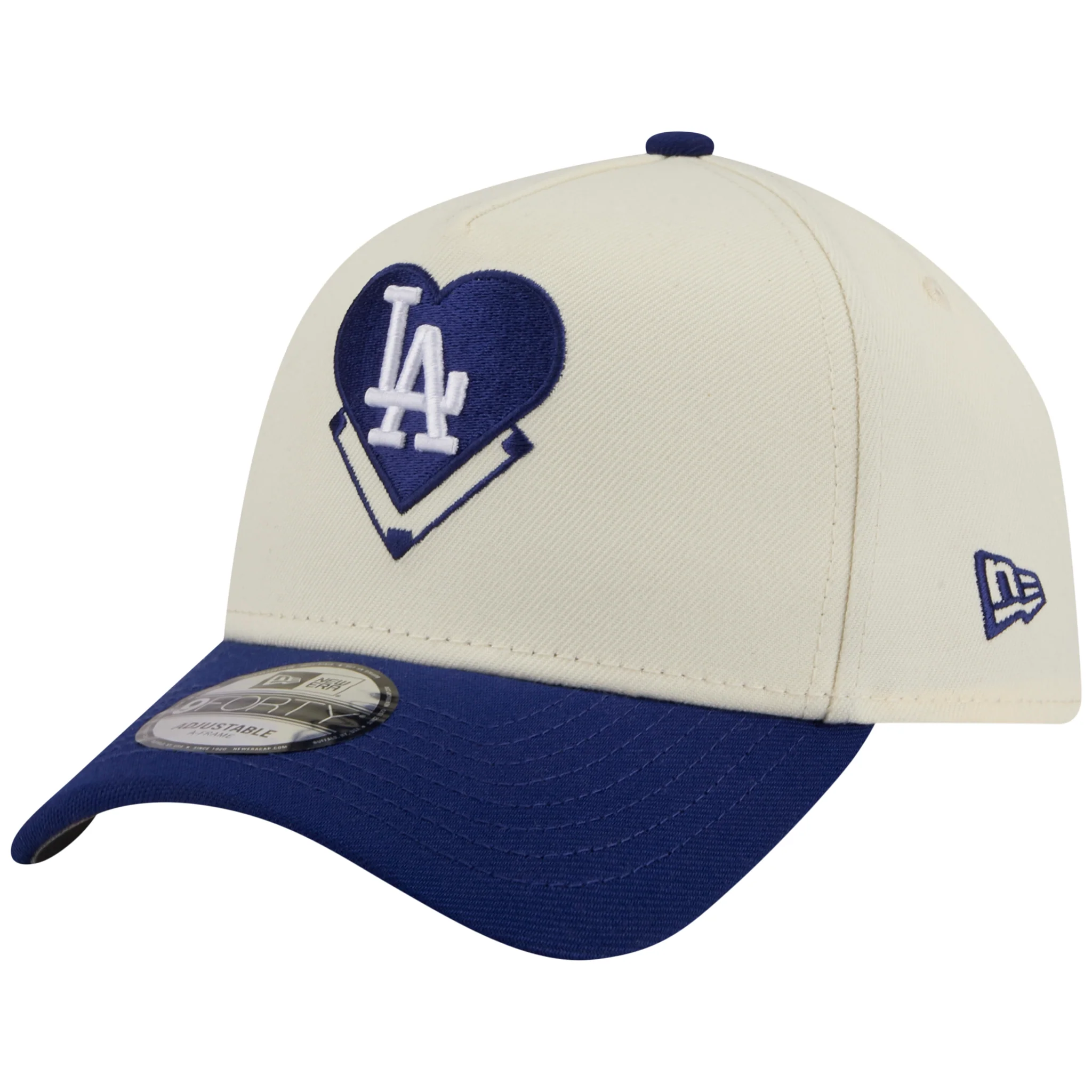 Los Angeles Dodgers Los Angeles Crown the City - LA Heart - Chrome/Royal New Era 9FORTY - Image 4