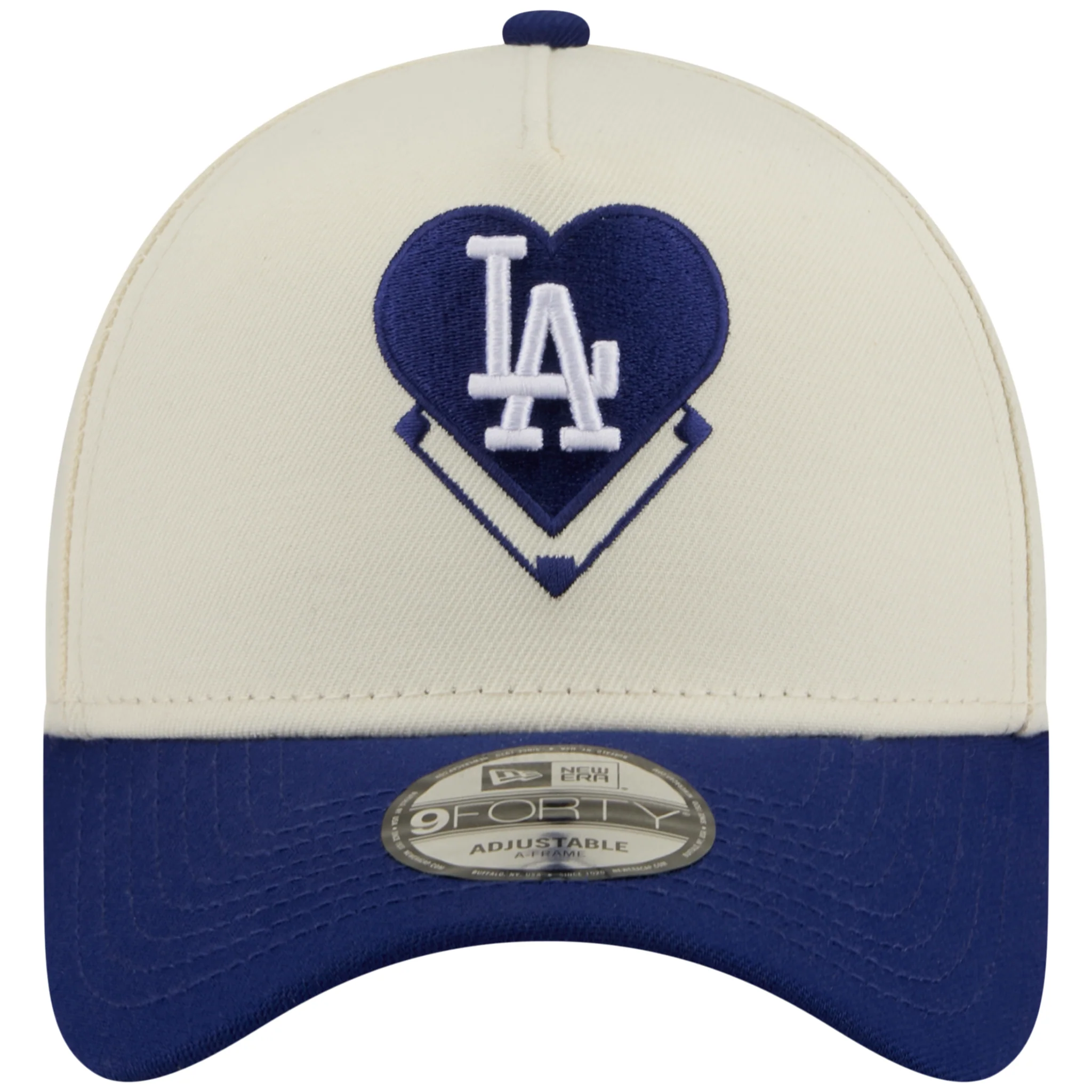 Los Angeles Dodgers Los Angeles Crown the City - LA Heart - Chrome/Royal New Era 9FORTY - Image 5