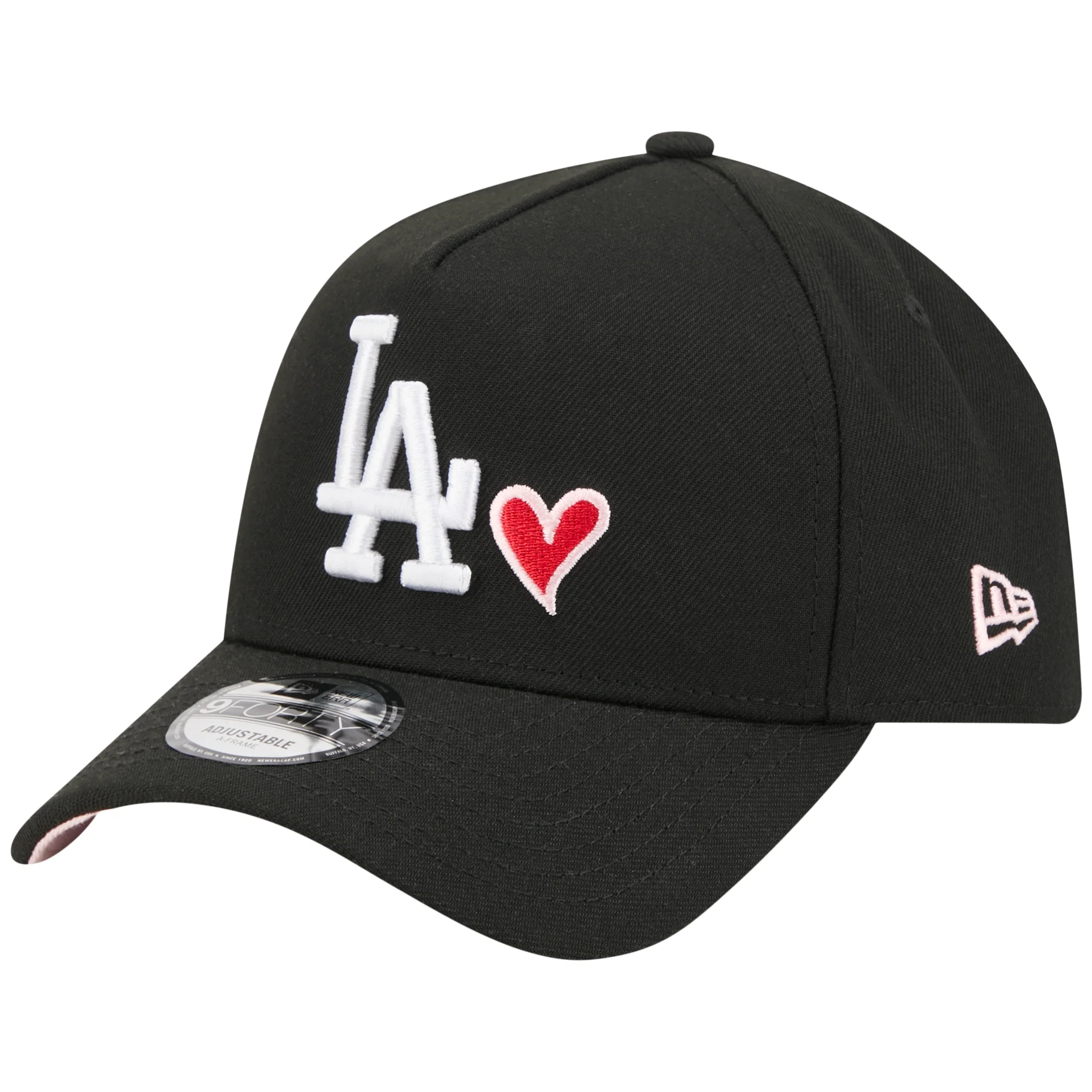 Los Angeles Dodgers Los Angeles Crown the City - LA Love - Black/Black New Era 9FORTY - Image 4