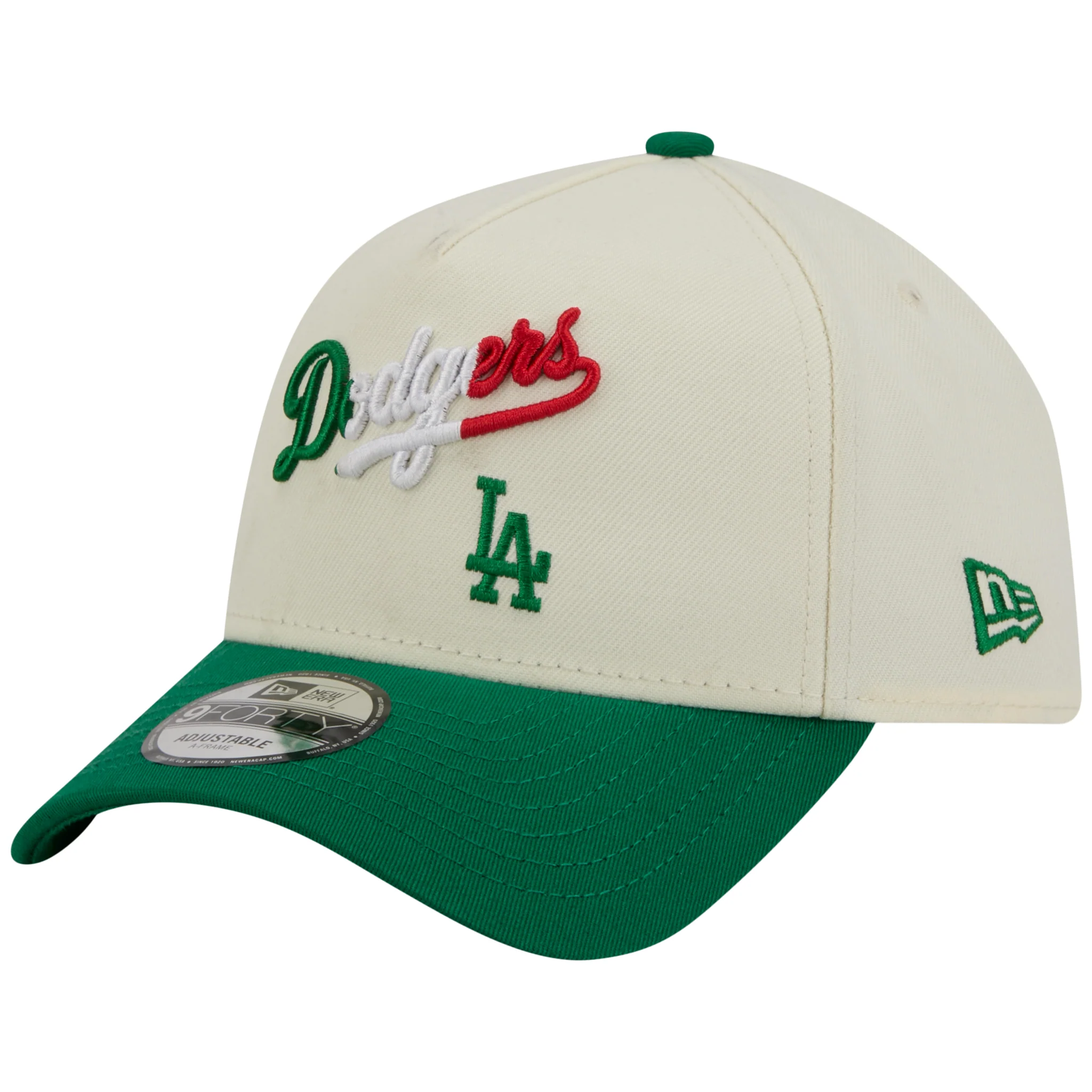 Los Angeles Dodgers Los Angeles Crown the City - MEX Script - Chrome/Green New Era 9FORTY - Image 4