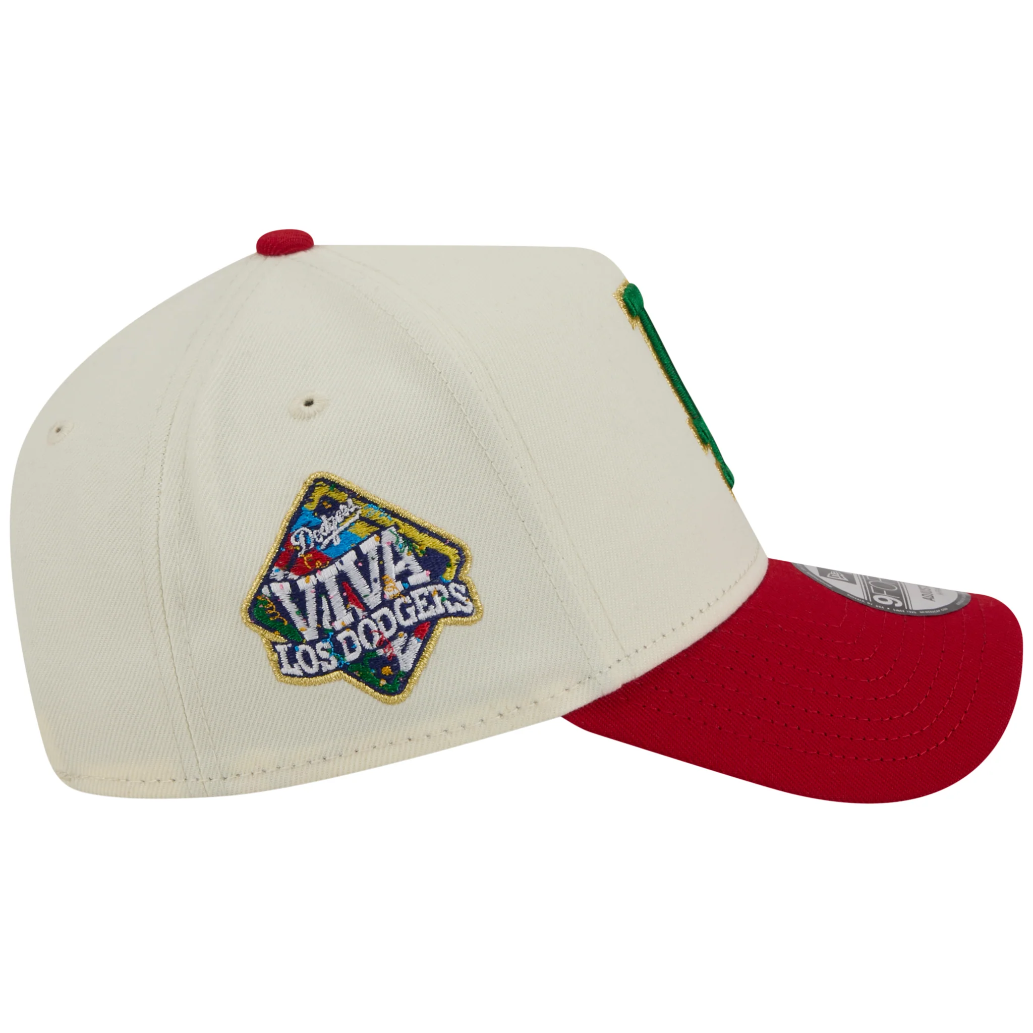 Los Angeles Dodgers Los Angeles Crown the City - MX Flag Fill - Chrome/Red New Era 9FORTY - Image 3