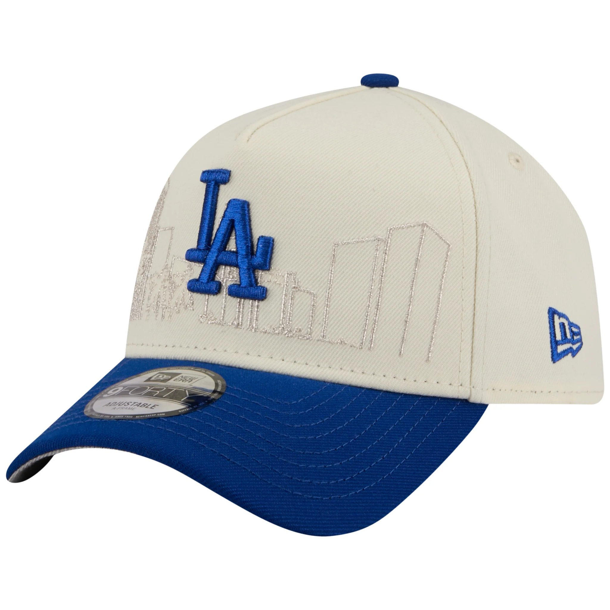 Los Angeles Dodgers Los Angeles Crown the City - Skyline - Chrome/Royal New Era 9FORTY - Image 4