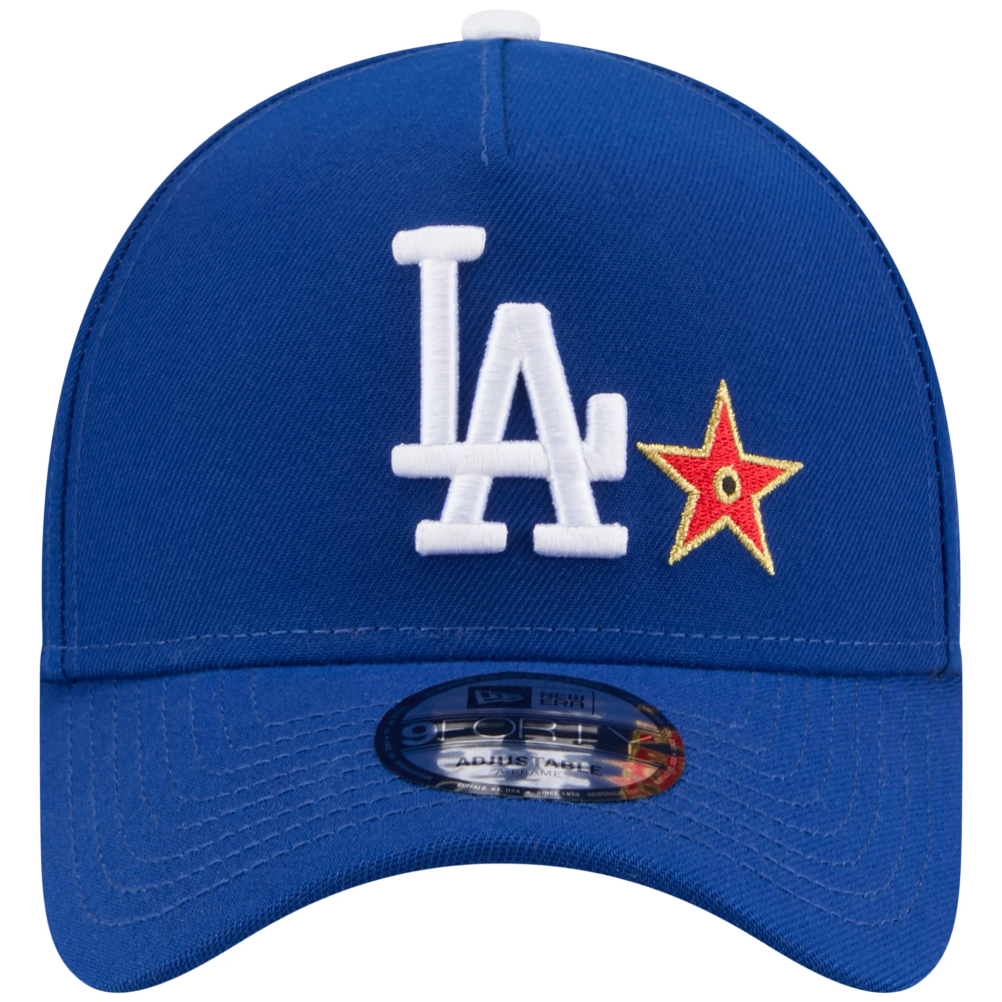 Los Angeles Dodgers Los Angeles Crown the City - Star - Royal/Royal New Era 9FORTY - Image 5