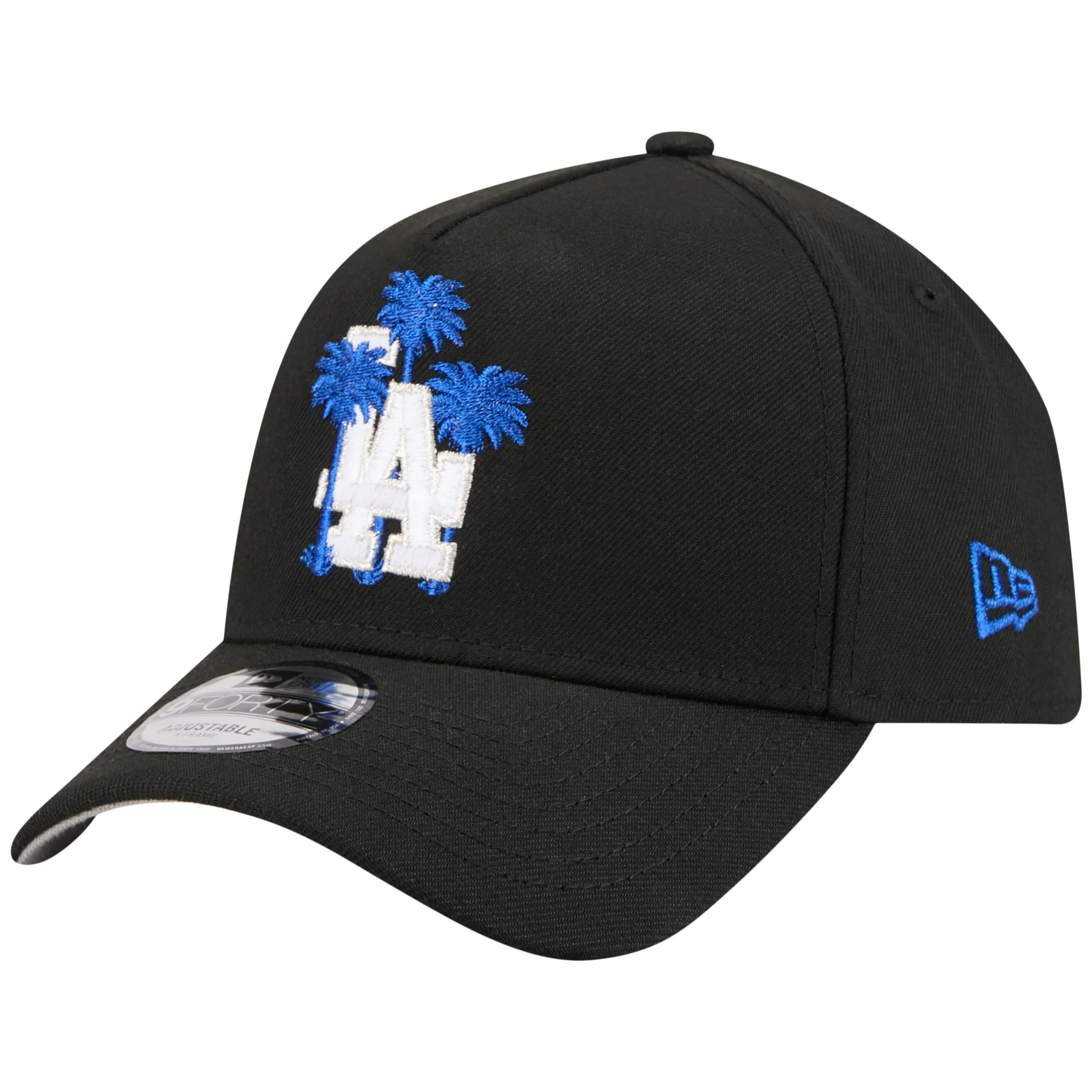 Los Angeles Dodgers Los Angeles Crown the City - Trees - Black/Black New Era 9FORTY - Image 4