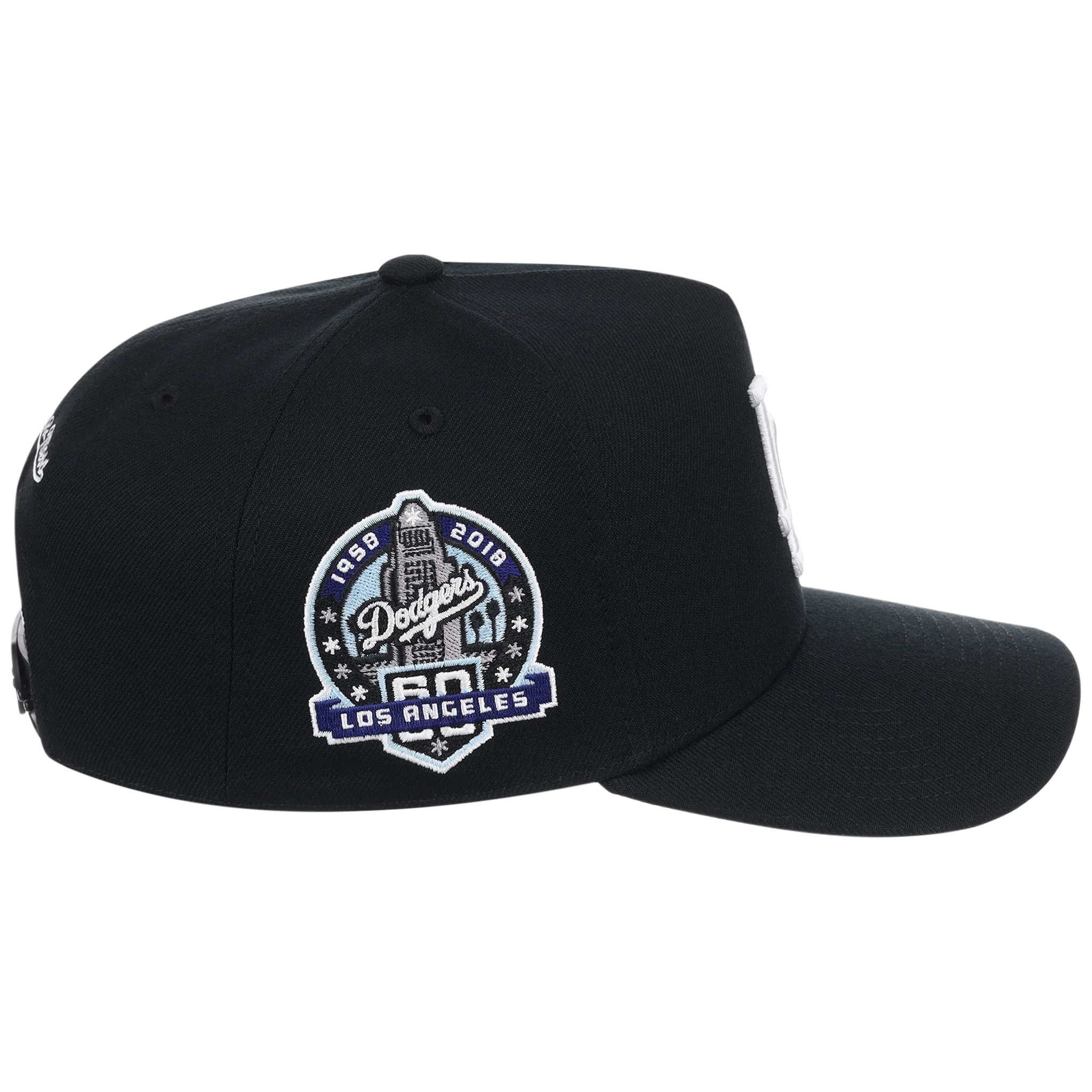 Los Angeles Dodgers Mitchell & Ness MLB 'Era Flip' Heritage Series Pro Pinch - Black/Black - Image 3