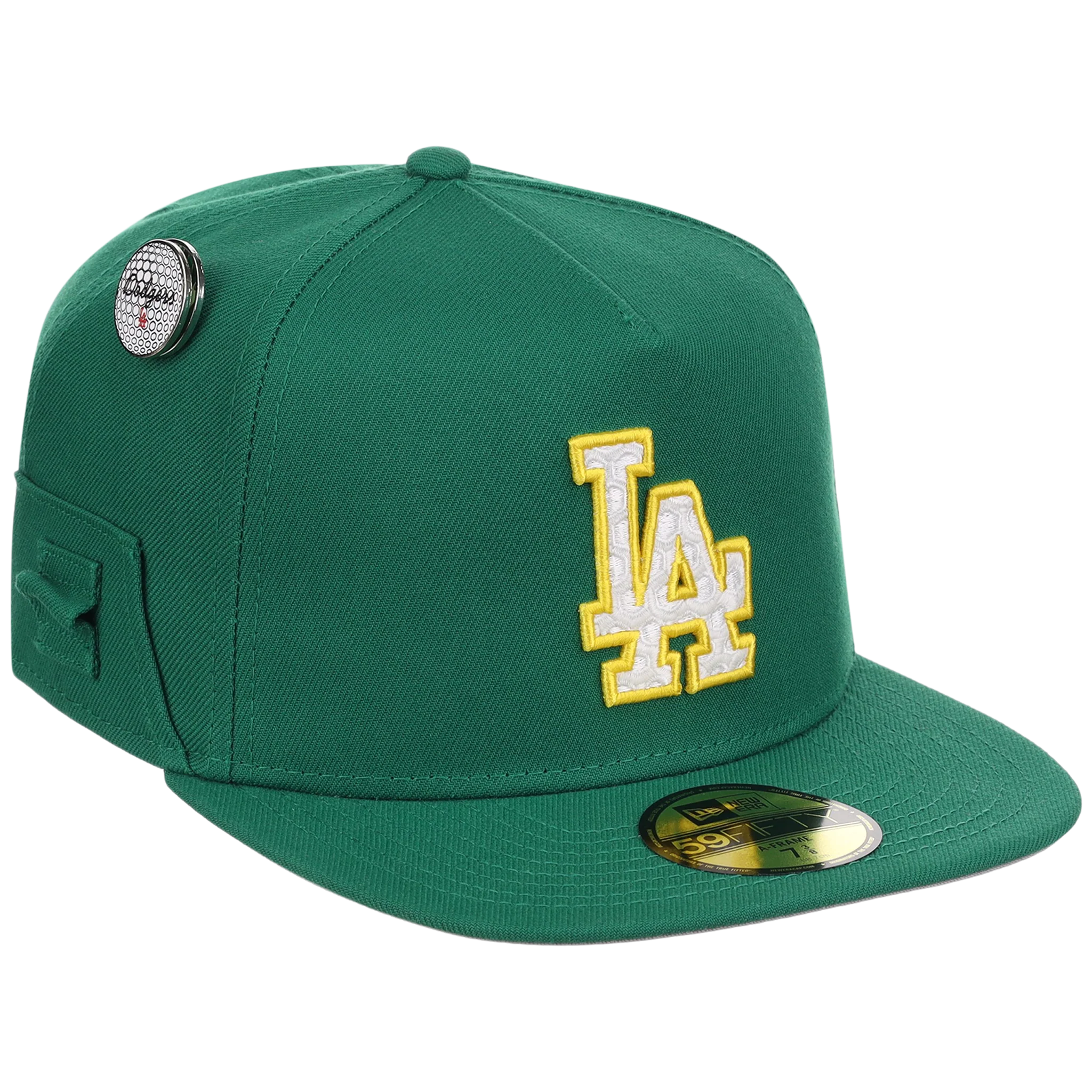 Los Angeles Dodgers MLB Augusta Bloom New Era 59FIFTY w/ Golf Pin