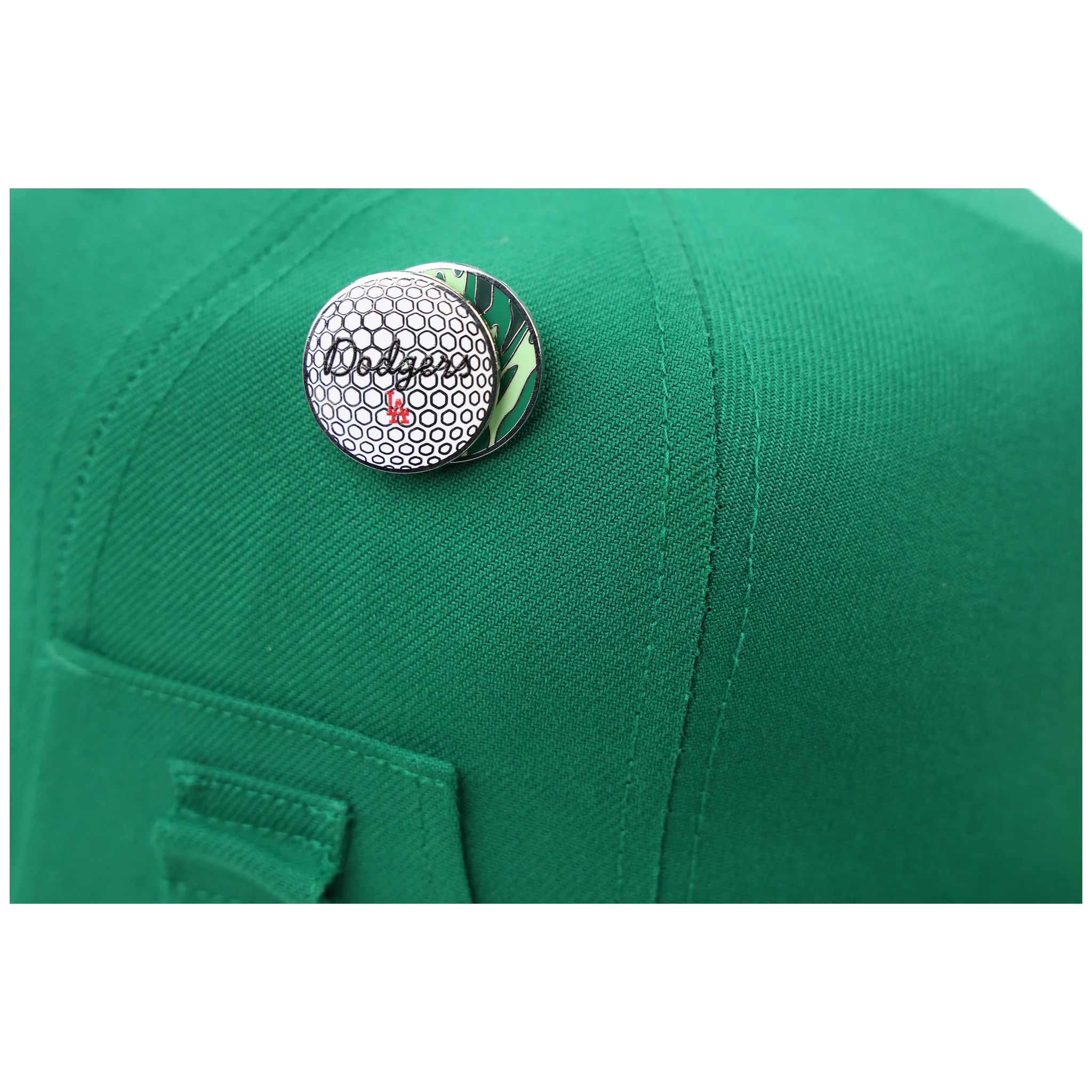Los Angeles Dodgers MLB Augusta Bloom New Era 59FIFTY w/ Golf Pin - Image 3