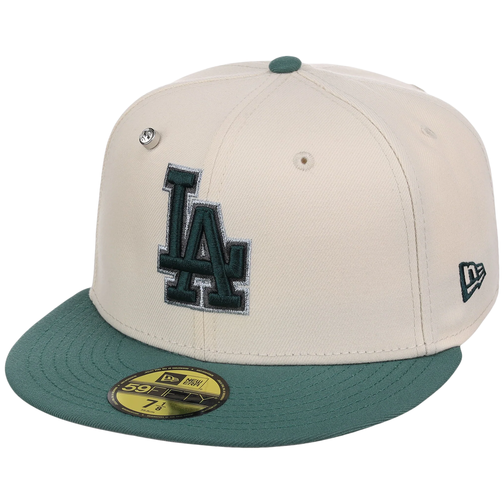 Los Angeles Dodgers MLB Cream Lichen New Era 59FIFTY - Image 4