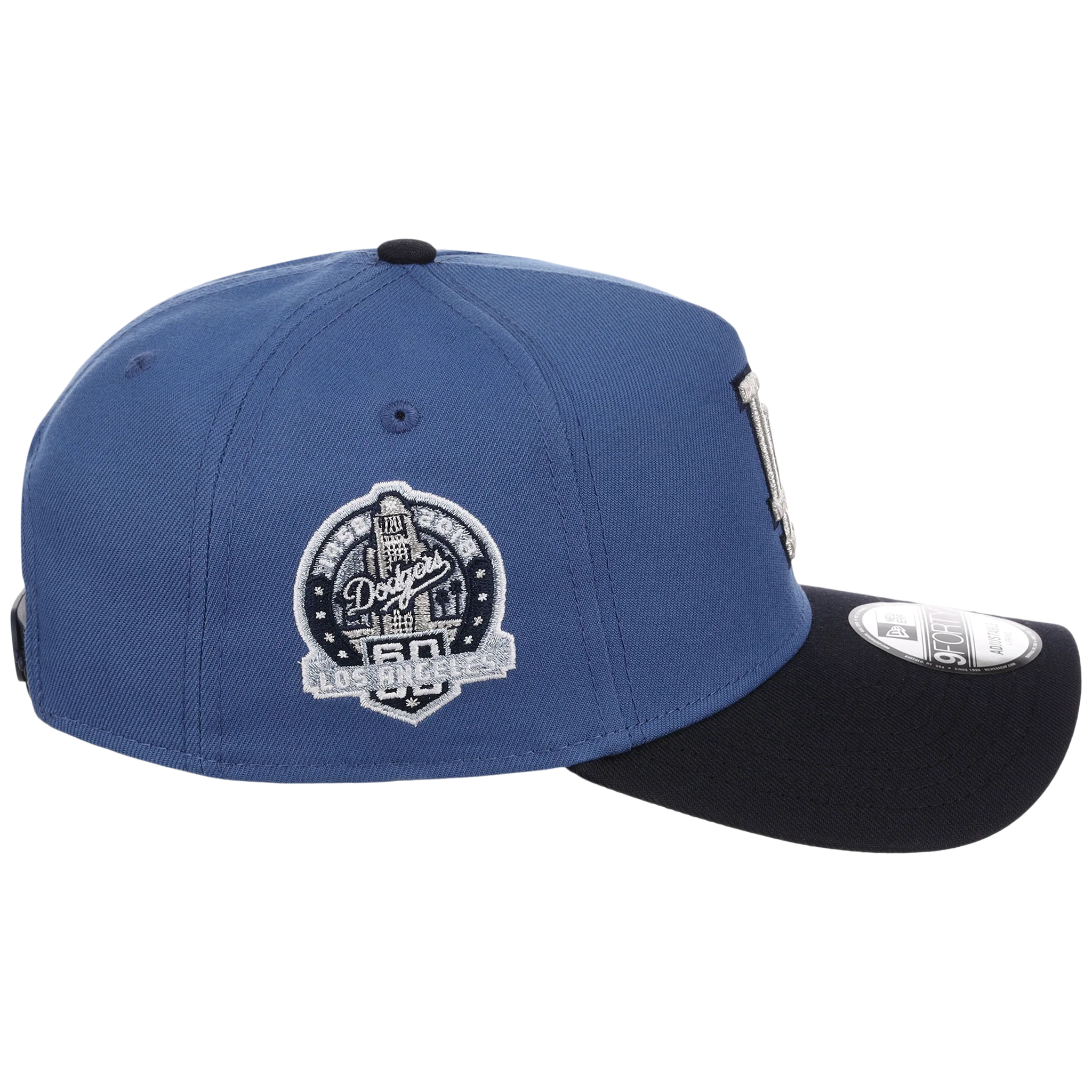 Los Angeles Dodgers MLB Indigo Navy New Era 9FORTY - Image 3