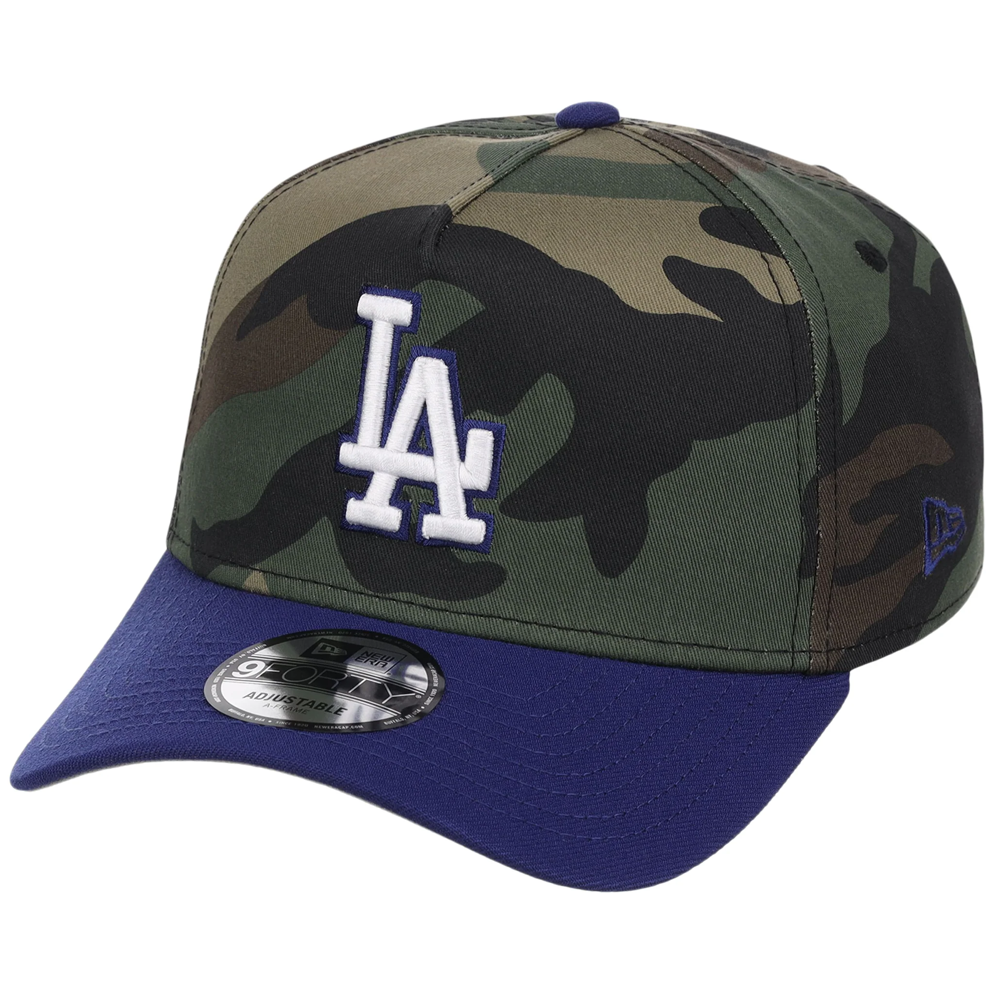 Los Angeles Dodgers MLB Woodland Contrast New Era 9FORTY - Image 4