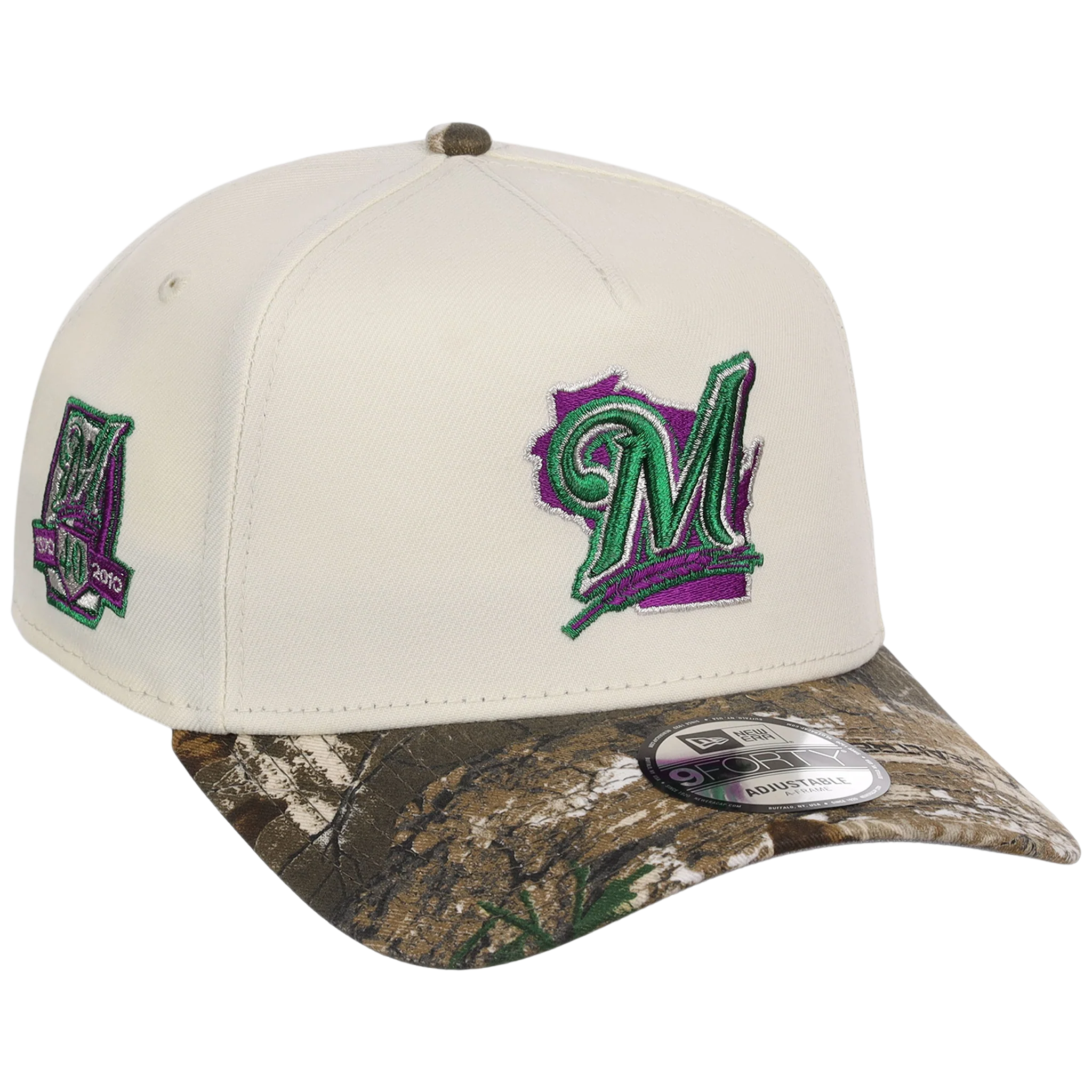 Milwaukee Brewers MLB Purple Trees New Era 9FORTY