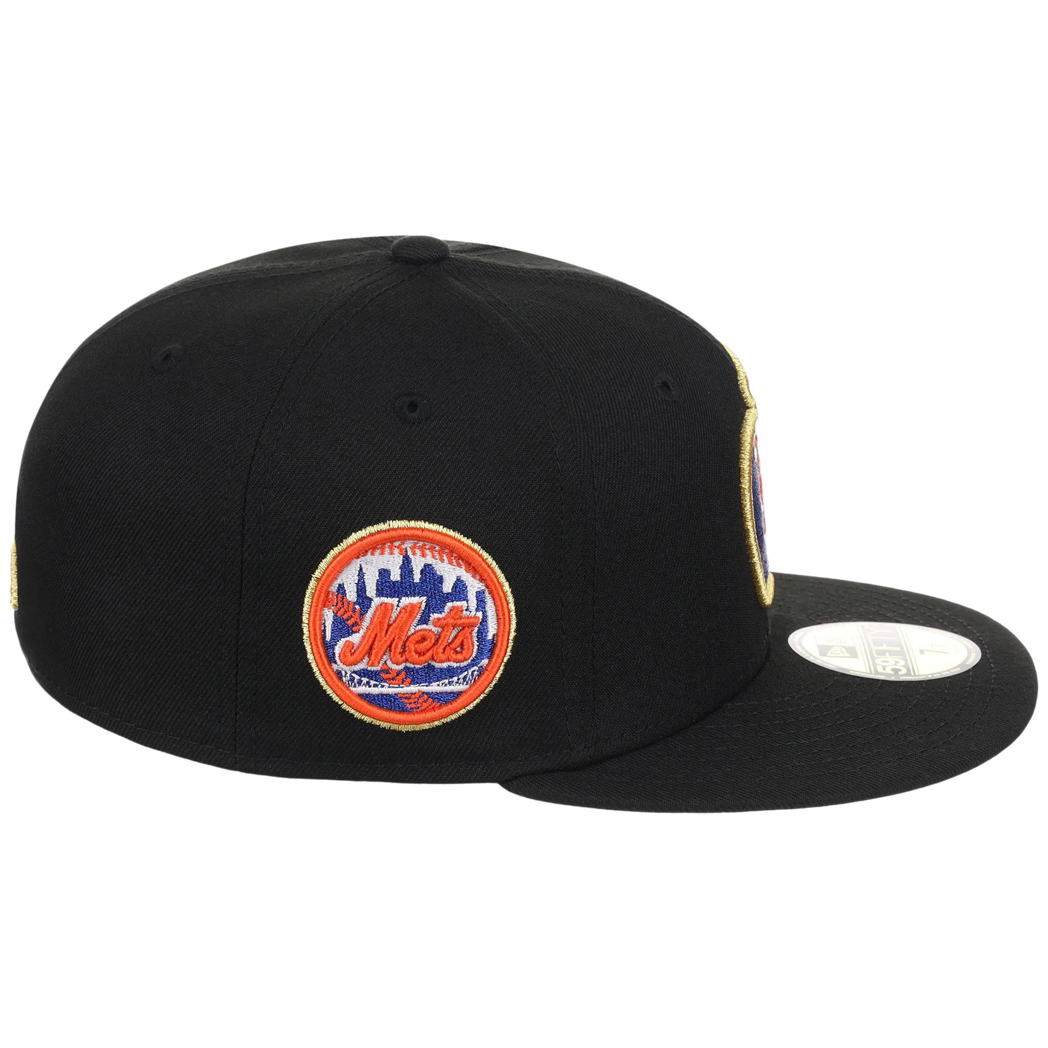 New York Mets - New York Crown the City - Apple New Era 59FIFTY - Black/Black - Image 3