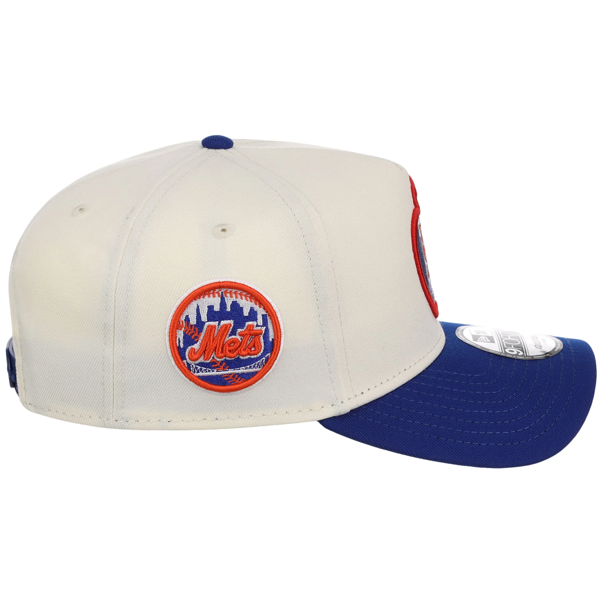 New York Mets - New York Crown the City - Apple New Era 9FORTY - Chrome/Royal - Image 3