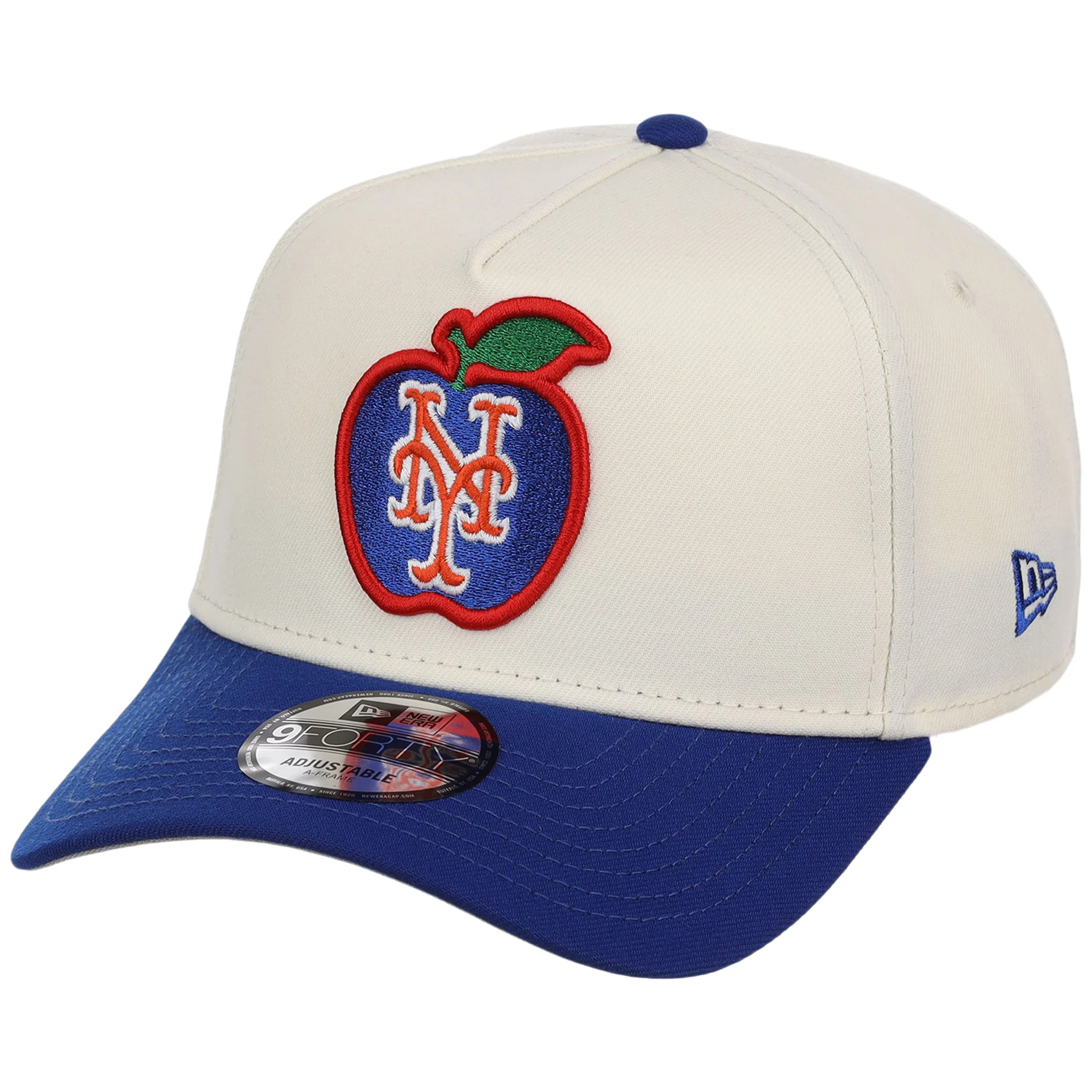 New York Mets - New York Crown the City - Apple New Era 9FORTY - Chrome/Royal - Image 4