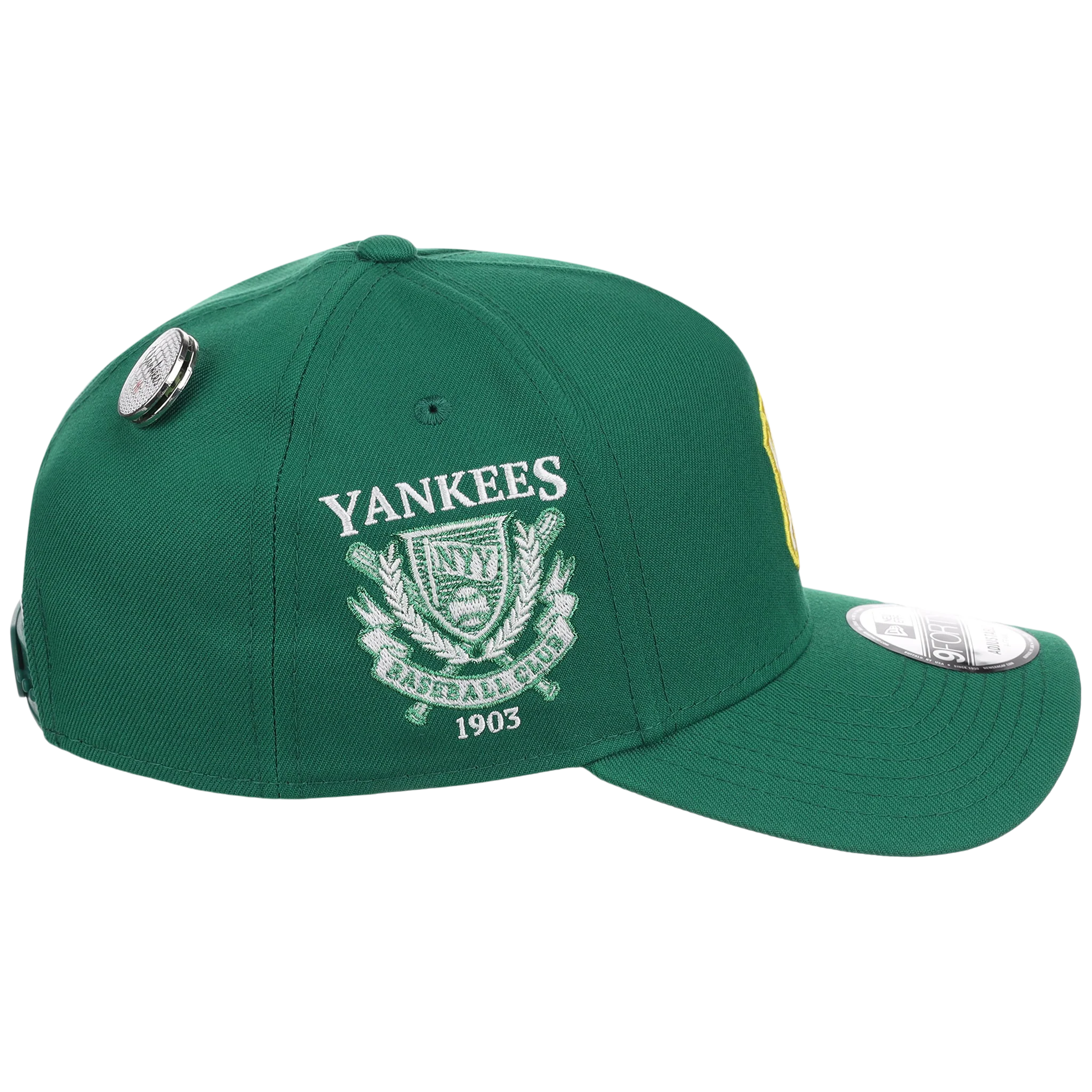 New York Yankees MLB Augusta Bloom New Era 9FORTY w/ Golf Pin - Image 4