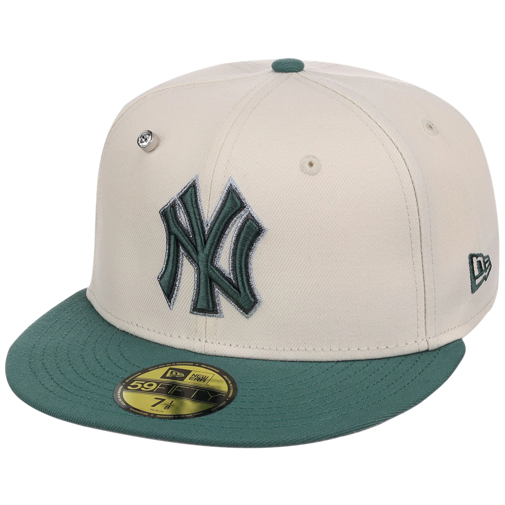 New York Yankees MLB Cream Lichen New Era 59FIFTY - Image 4