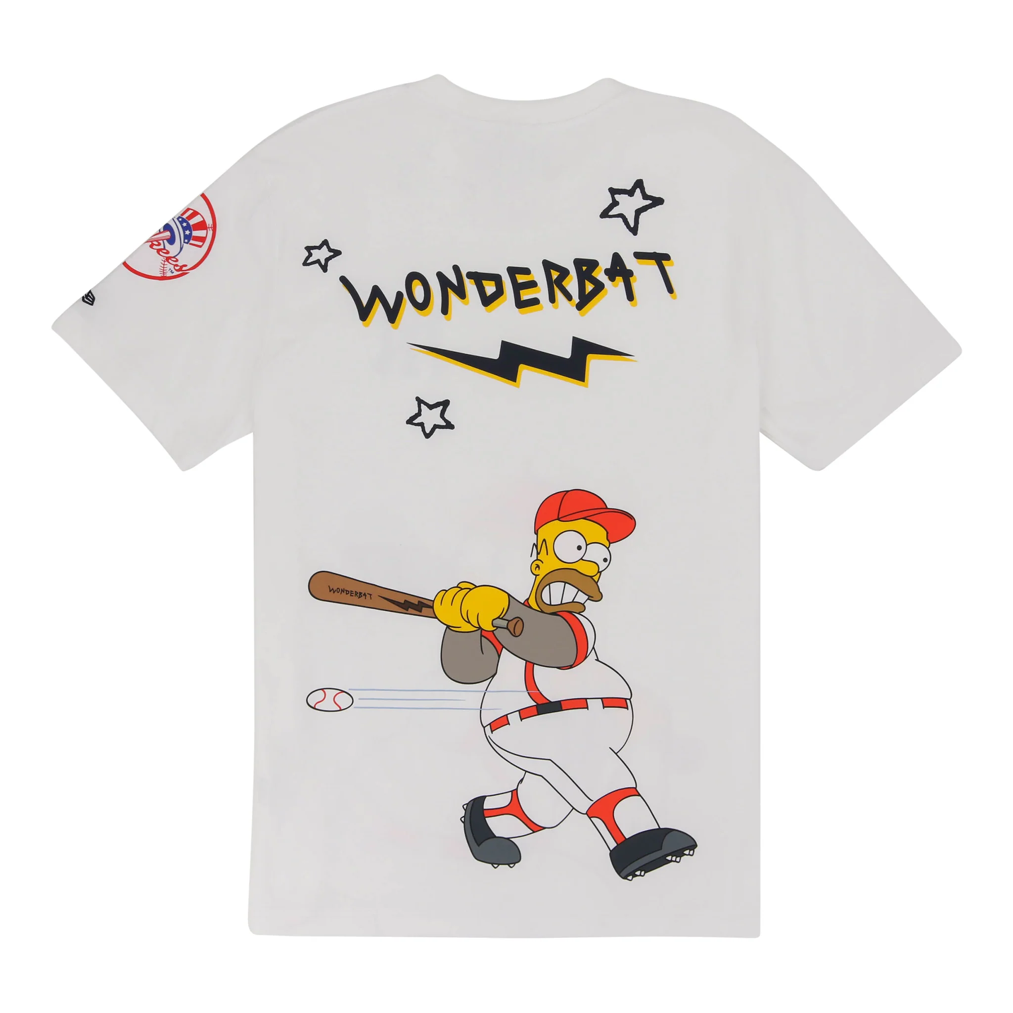 New York Yankees MLB Simpsons 'Wonderbat' New Era T-Shirt - Image 2