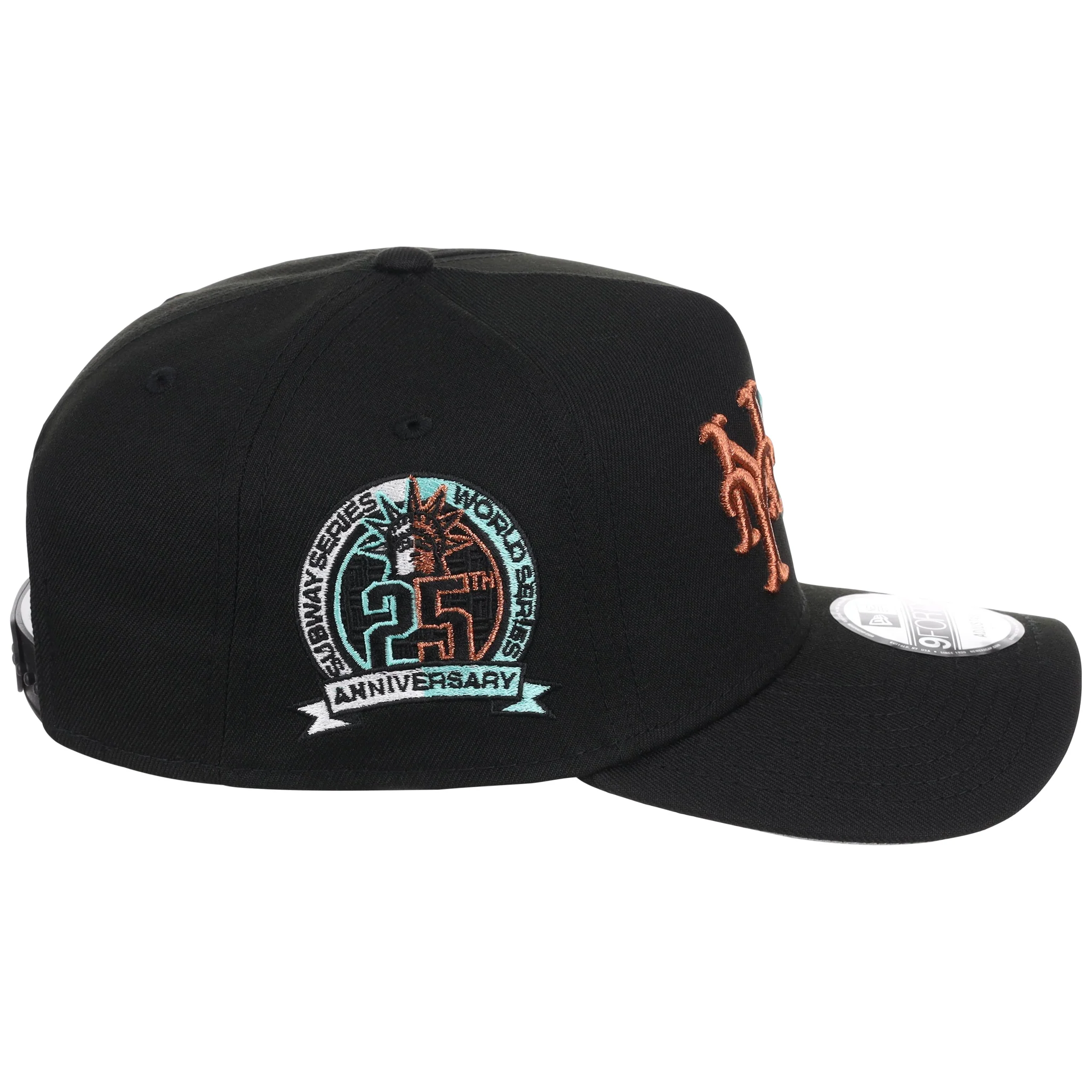 New York Yankees - New York Crown the City - Double Whammy New Era 9FORTY - Black/Black - Image 3