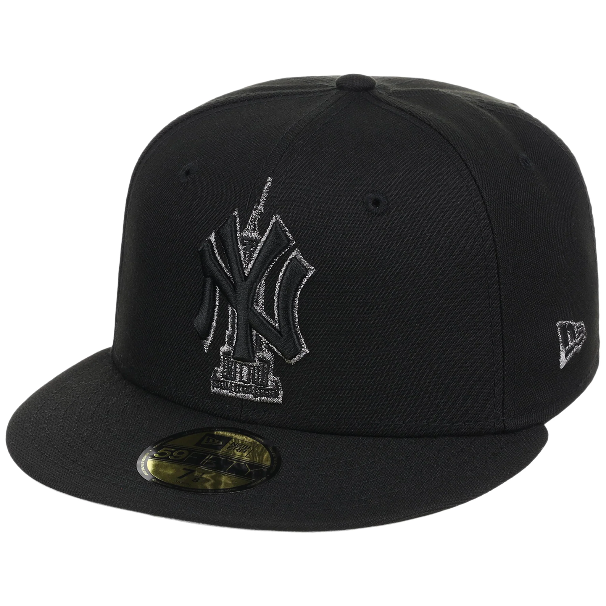 New York Yankees - New York Crown the City -  Empire State New Era 59FIFTY - Black/Black - Image 4