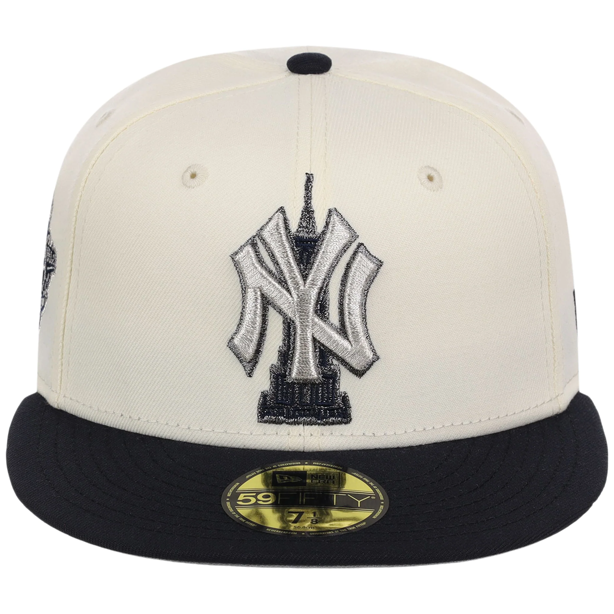 New York Yankees - New York Crown the City - Empire State New Era 59FIFTY - Chrome/Navy - Image 5