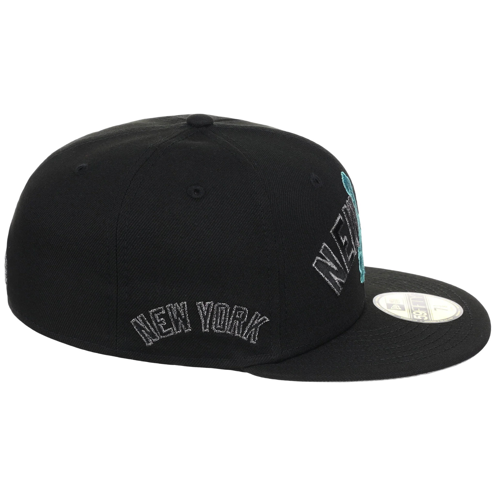 New York Yankees - New York Crown the City -  Liberty New Era 59FIFTY - Black/Black - Image 3