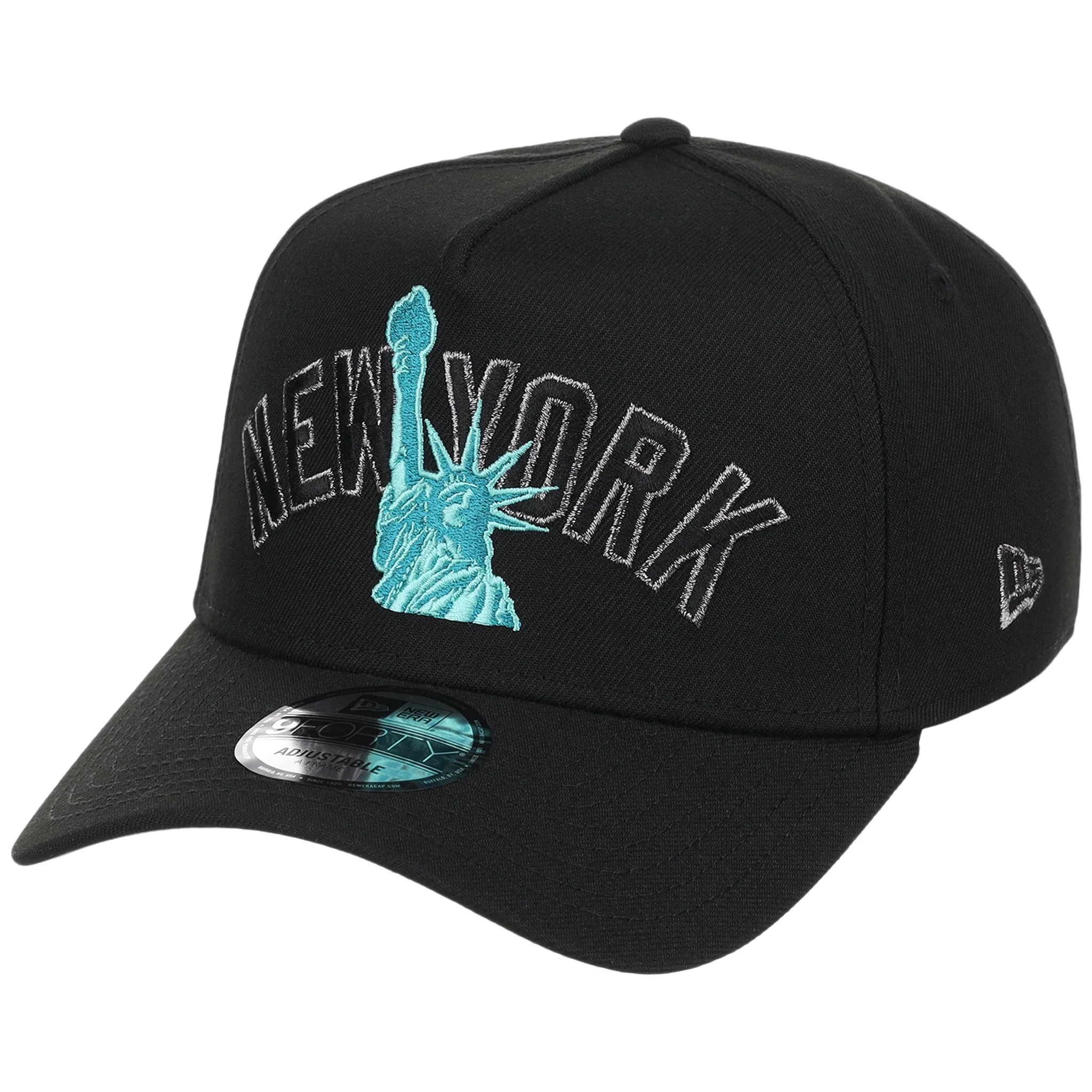 New York Yankees - New York Crown the City - Liberty New Era 9FORTY - Black/Black - Image 4
