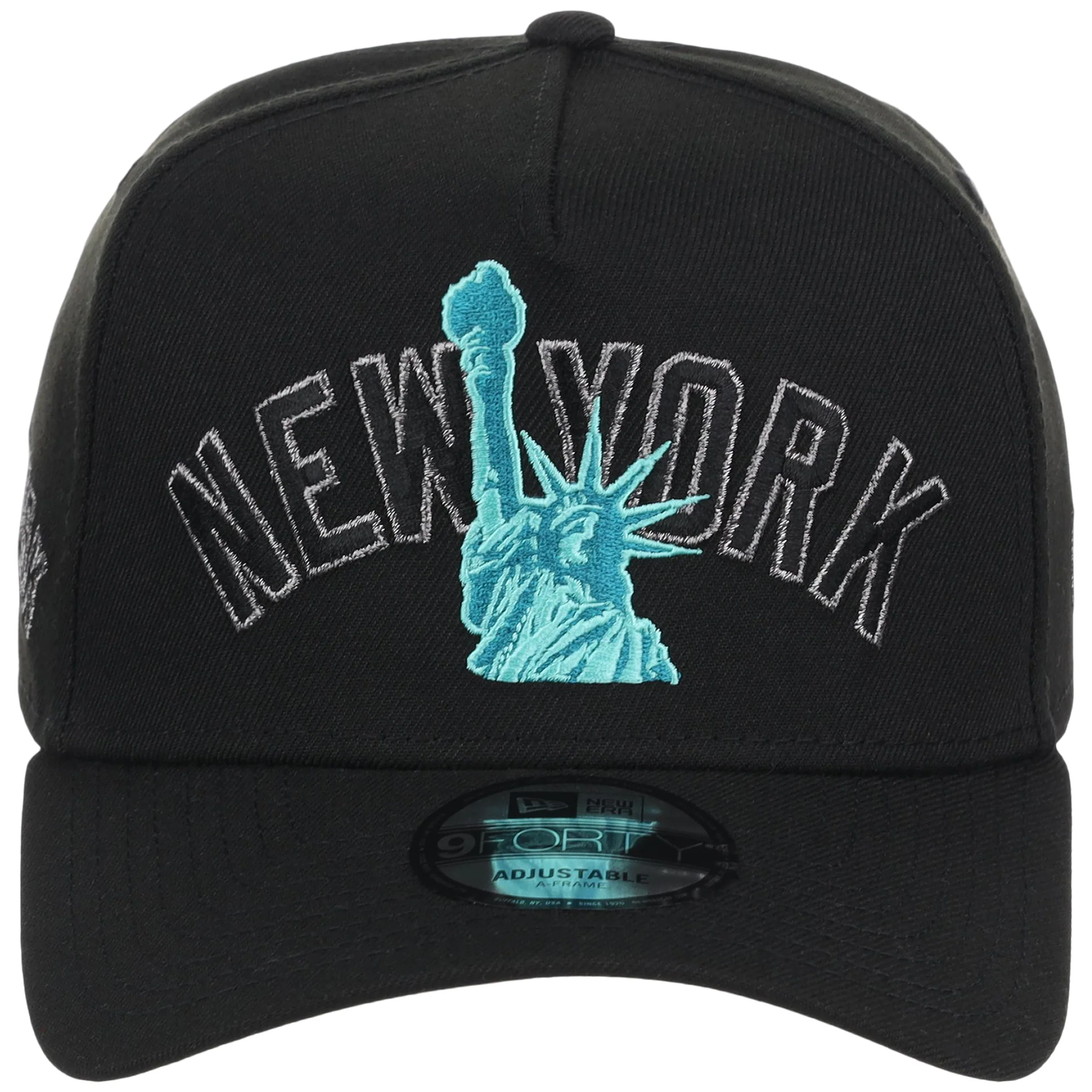 New York Yankees - New York Crown the City - Liberty New Era 9FORTY - Black/Black - Image 5