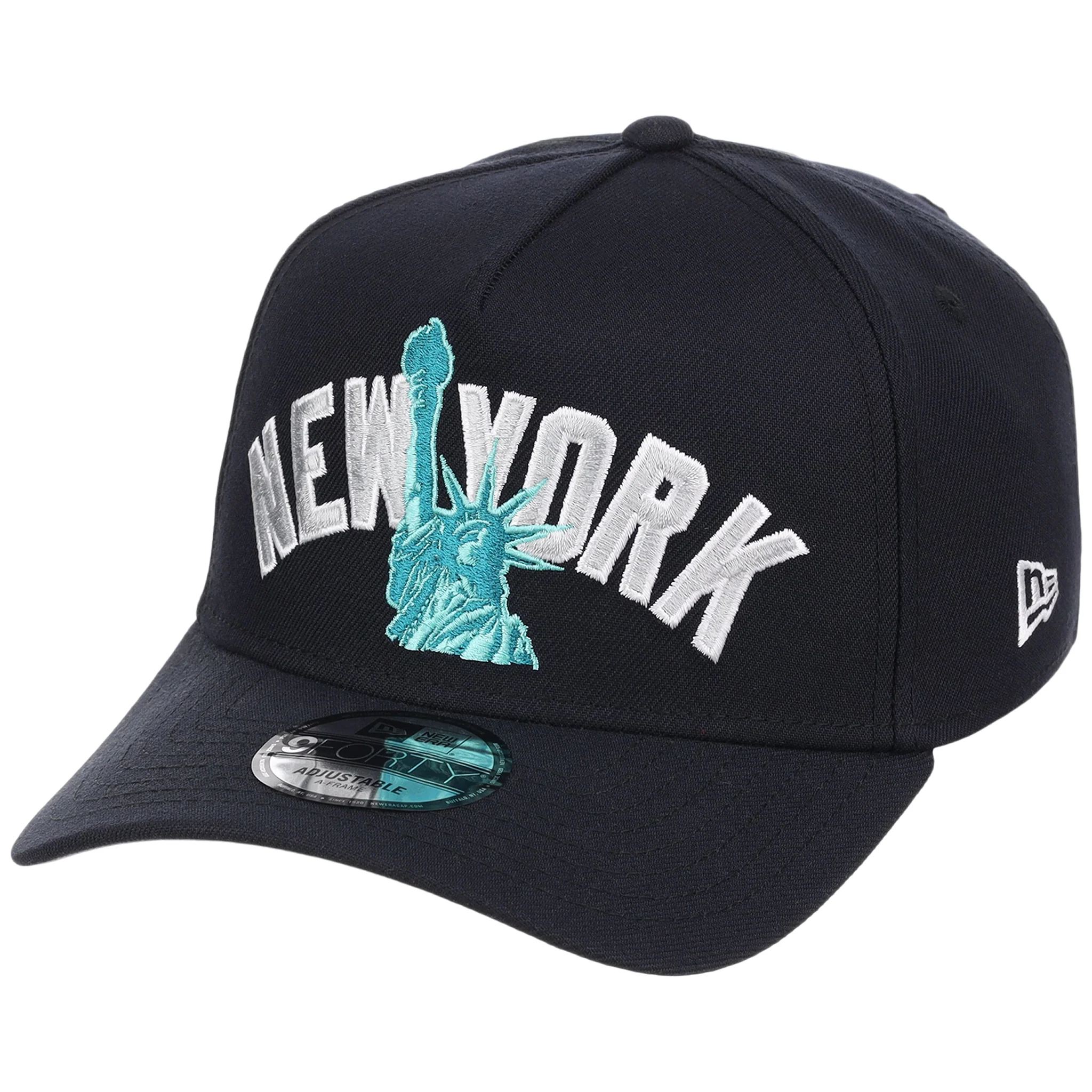 New York Yankees - New York Crown the City -  Liberty  New Era 9FORTY - Navy/Navy - Image 4