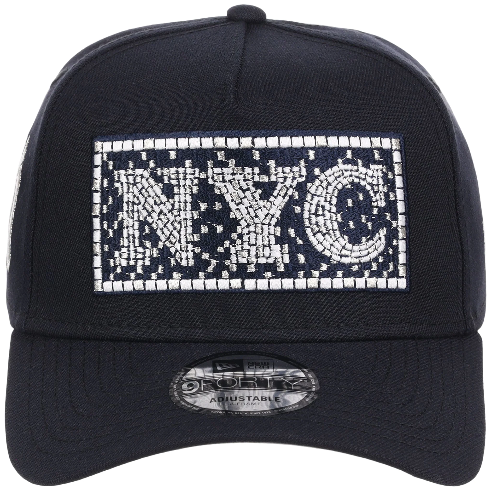 New York Yankees - New York Crown the City -  Subway Tile  New Era 9FORTY - Navy/Navy - Image 5