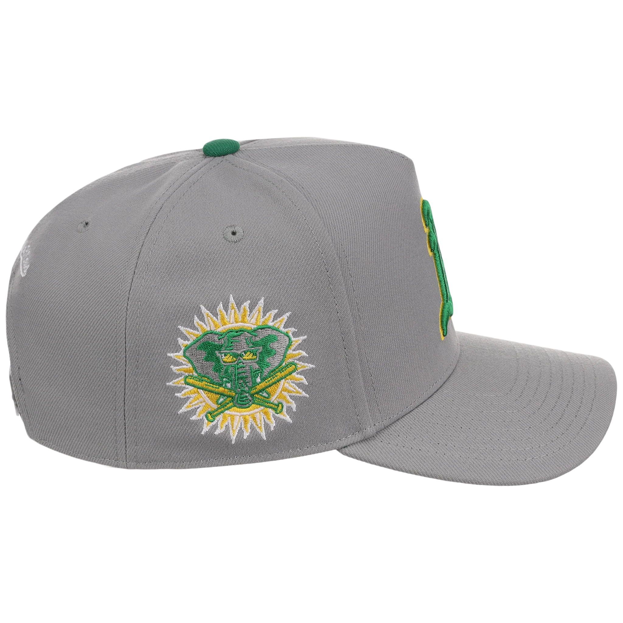 Oakland Athletics Mitchell & Ness MLB 'Era Flip' Heritage Series Pro Pinch - Grey/Grey - Image 3