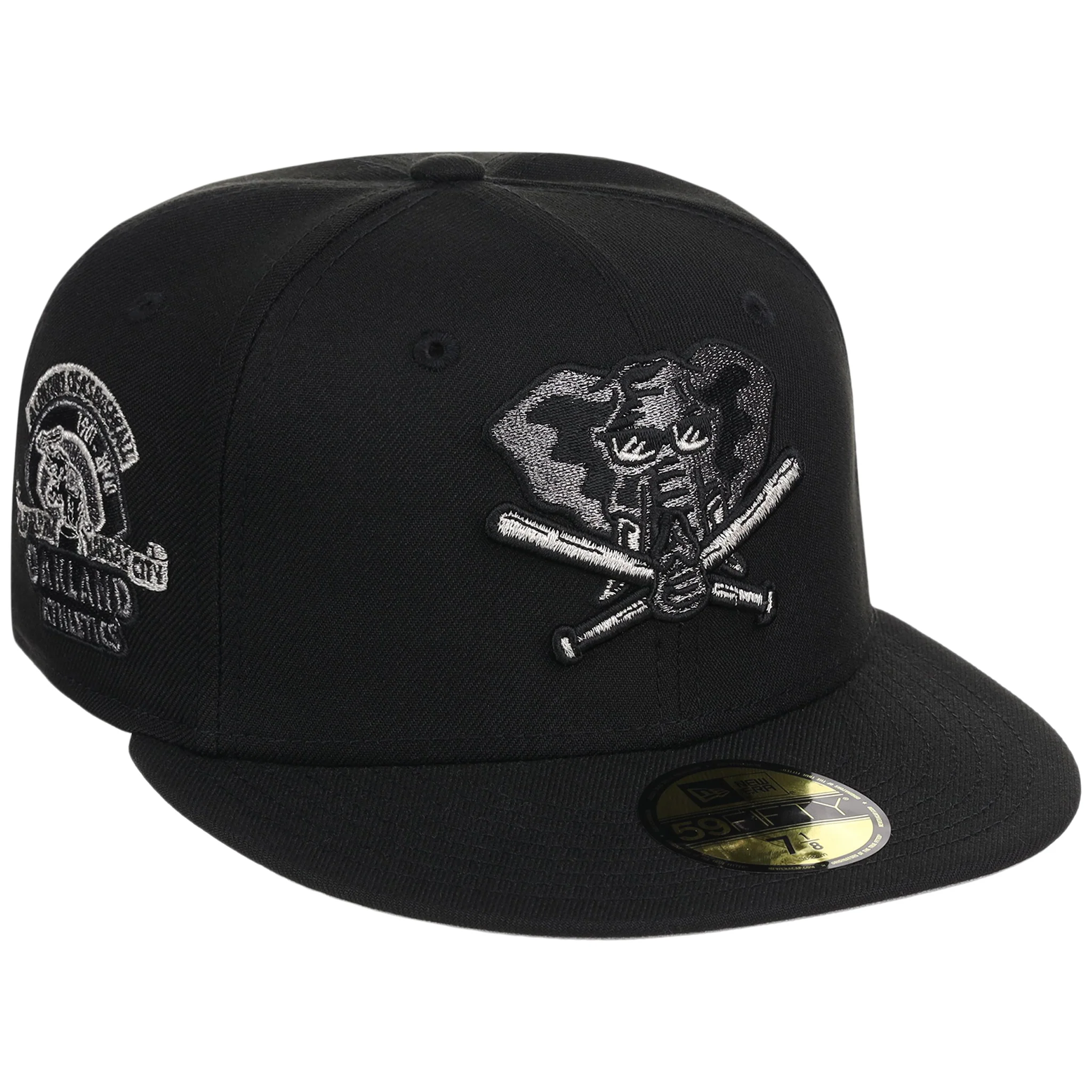 Oakland Athletics MLB Liquid Titanium New Era 59FIFTY