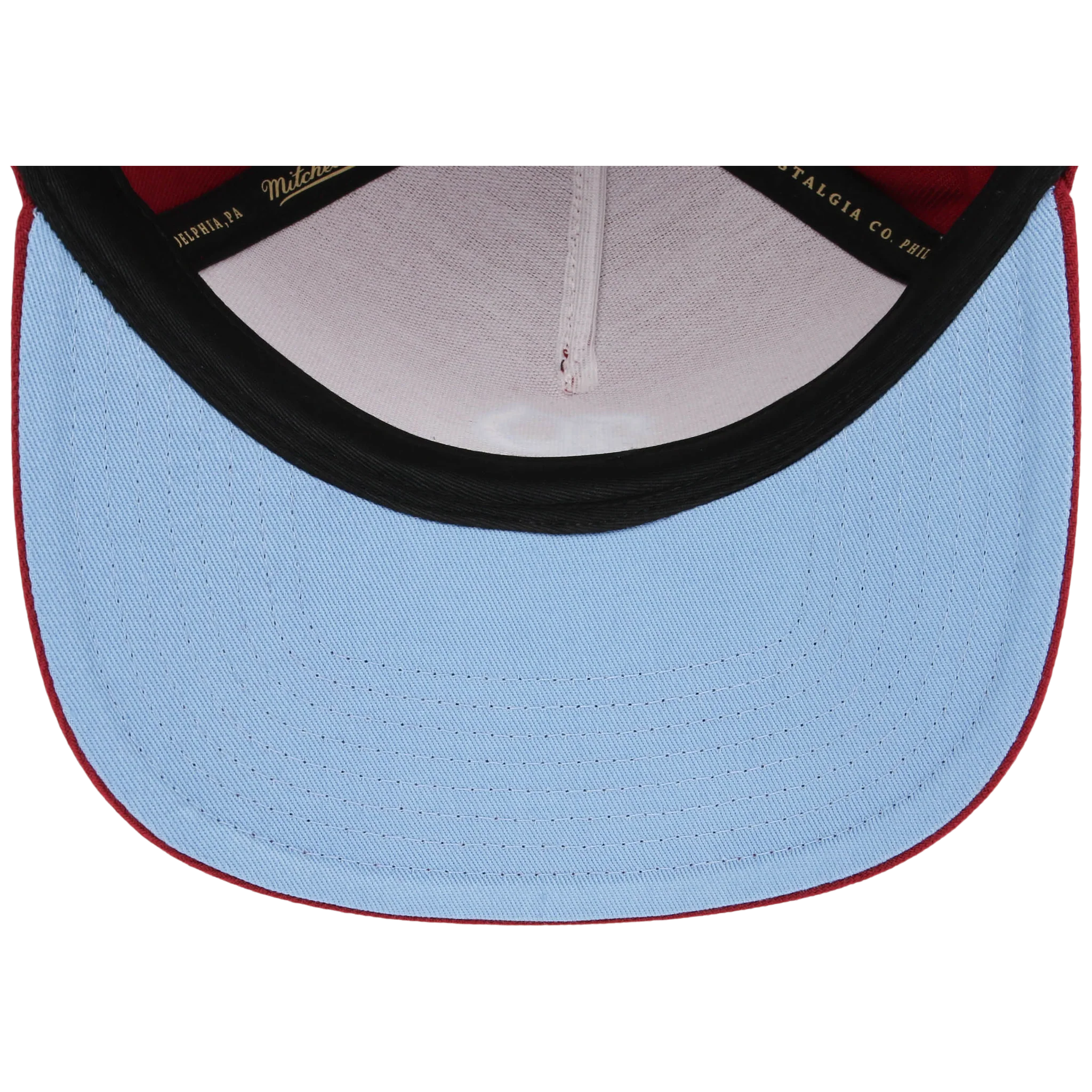 Philadelphia Phillies Mitchell & Ness MLB 'Era Flip' Heritage Series Pro Pinch - Maroon/Maroon - Image 2