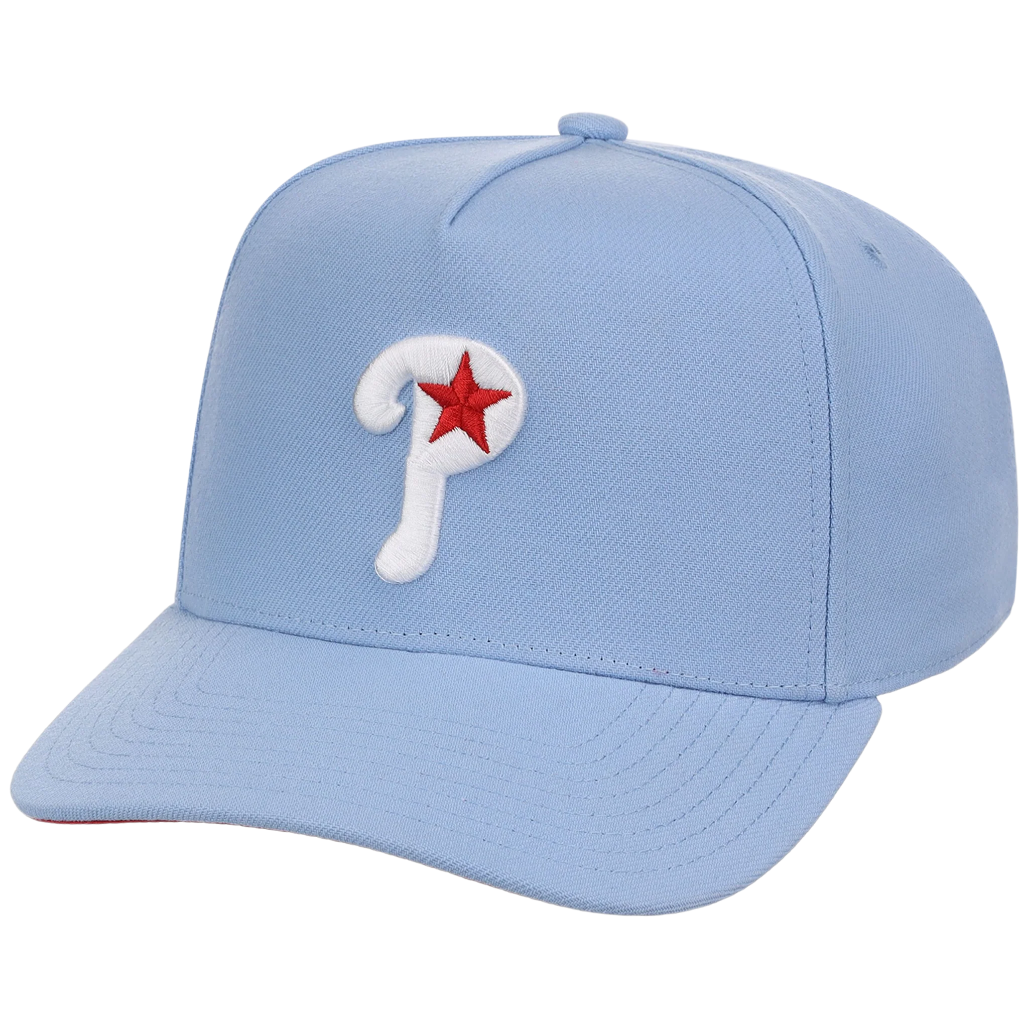 Philadelphia Phillies Mitchell & Ness MLB 'Era Flip' Heritage Series Pro Pinch - Sky/Sky - Image 4