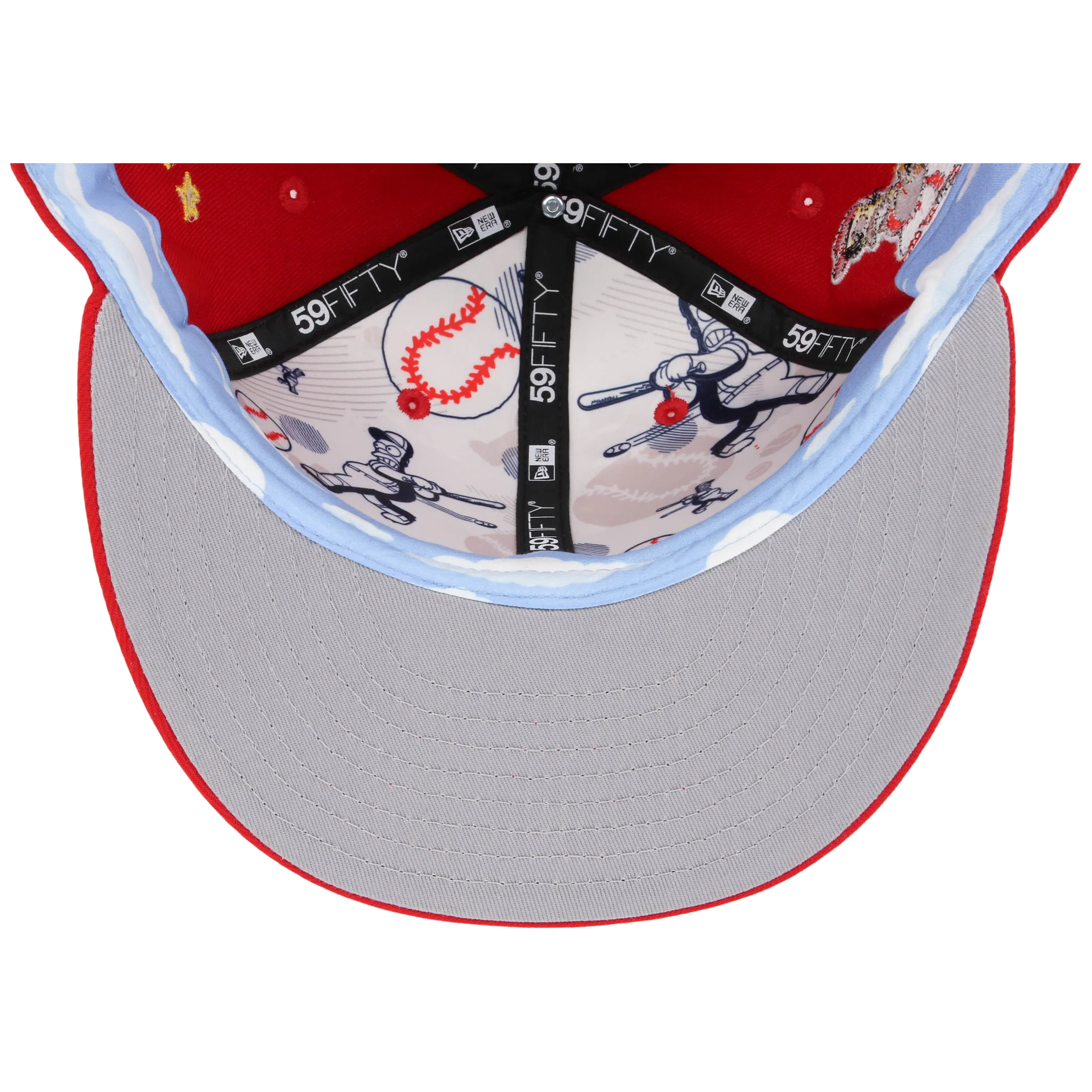Philadelphia Phillies MLB Simpsons Homer at the Bat 'Wonderbat' New Era 59FIFTY - Image 2